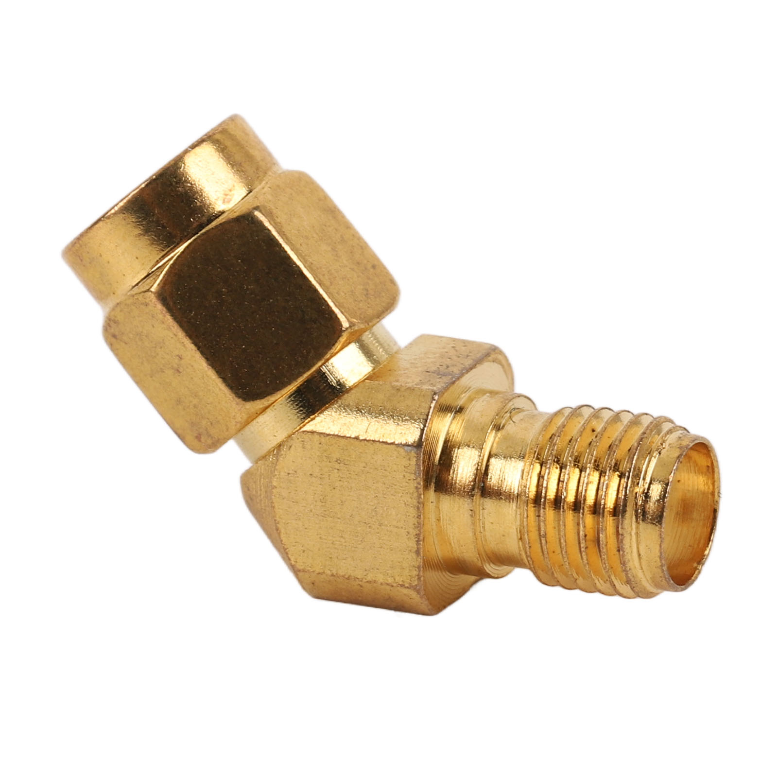 Stabiler, Breitbandiger Sma 45° Stecker/buchse-anschluss Für Messantennen.