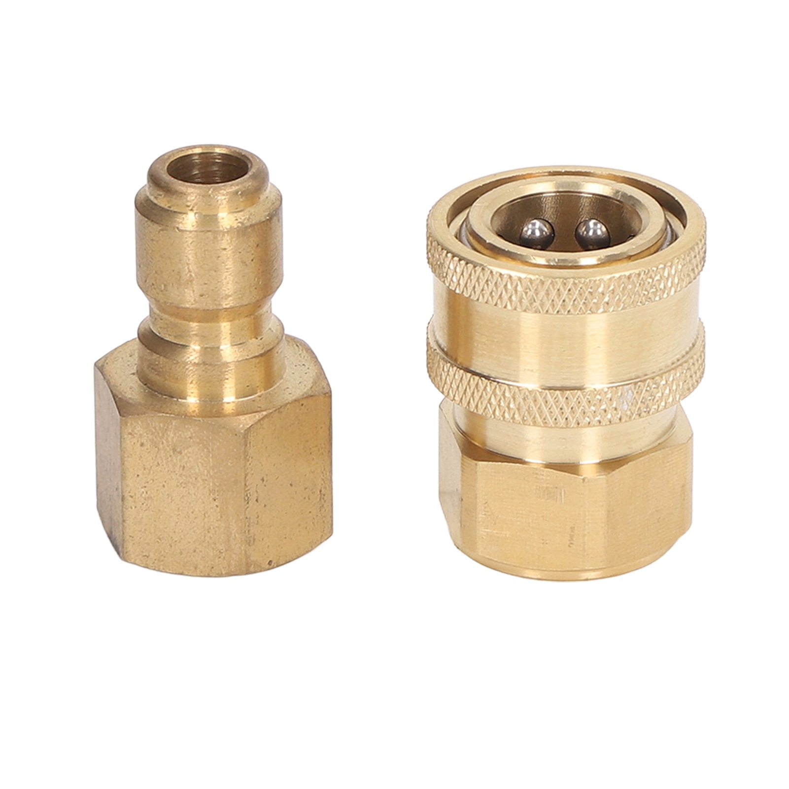 Anschlüsse Für 5000 Psi Hochdruckreiniger, Waschmaschinenschlauchadapter, M18x1,5 Mm Stecker Und Buchse, Innengewinde (stecker Und Buchse).