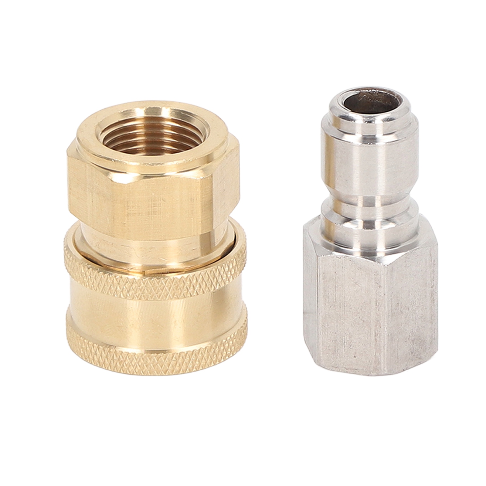 Anschlüsse Für 5000 Psi Hochdruckreiniger, Waschmaschinenschlauchadapter, G3/8"-stecker Und -buchse (weiblicher Stecker Und Buchse).