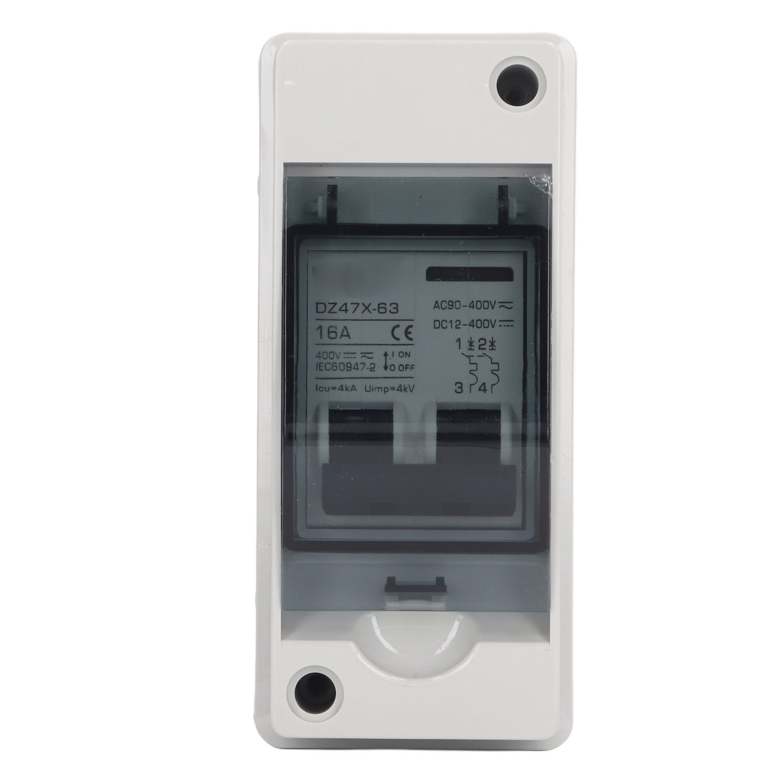 16-a-schutzschalter, Ip65-wasserdicht, Zweipolig, Für Photovoltaik-solaranlagen Mit Verteilerkasten, 12–400 V Dc / 90–400 V Ac