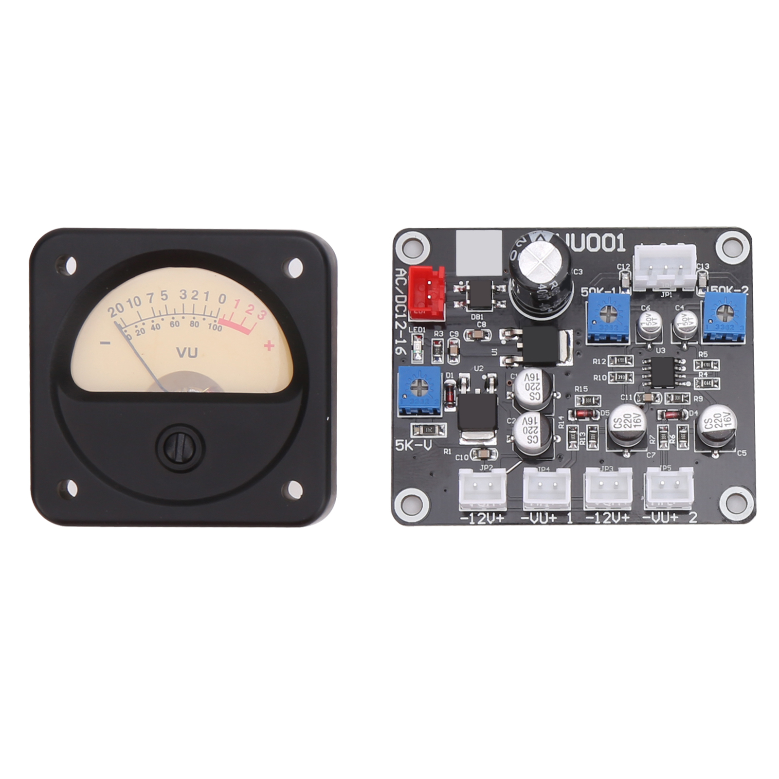 Selbstbau-audiopegelmesser Ts-db45r (vu-meter) + Treiberplatine Mit Hintergrundbeleuchtung