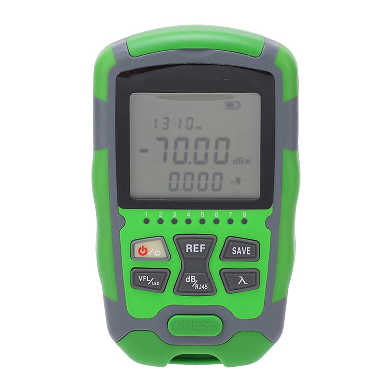 Glasfaser-wattmeter, Glasfaserkabeltester, Digitalanzeige, 20 Mw, Wiederaufladbar, -70 Bis +10 Dbm