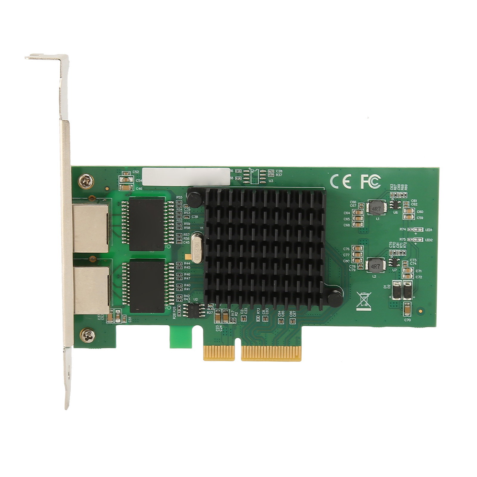 10/100/1000-mbit/s-servernetzwerkkarte, Rj45-anschluss, Pci Express X4, Stabil, Für Desktop-computer