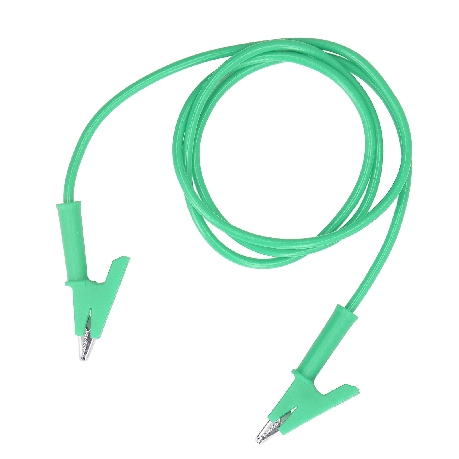 Doppelseitiges Krokodilklemmen-prüfkabel, 10 Mm Öffnung, Für Fahrzeugbatterie (grün)