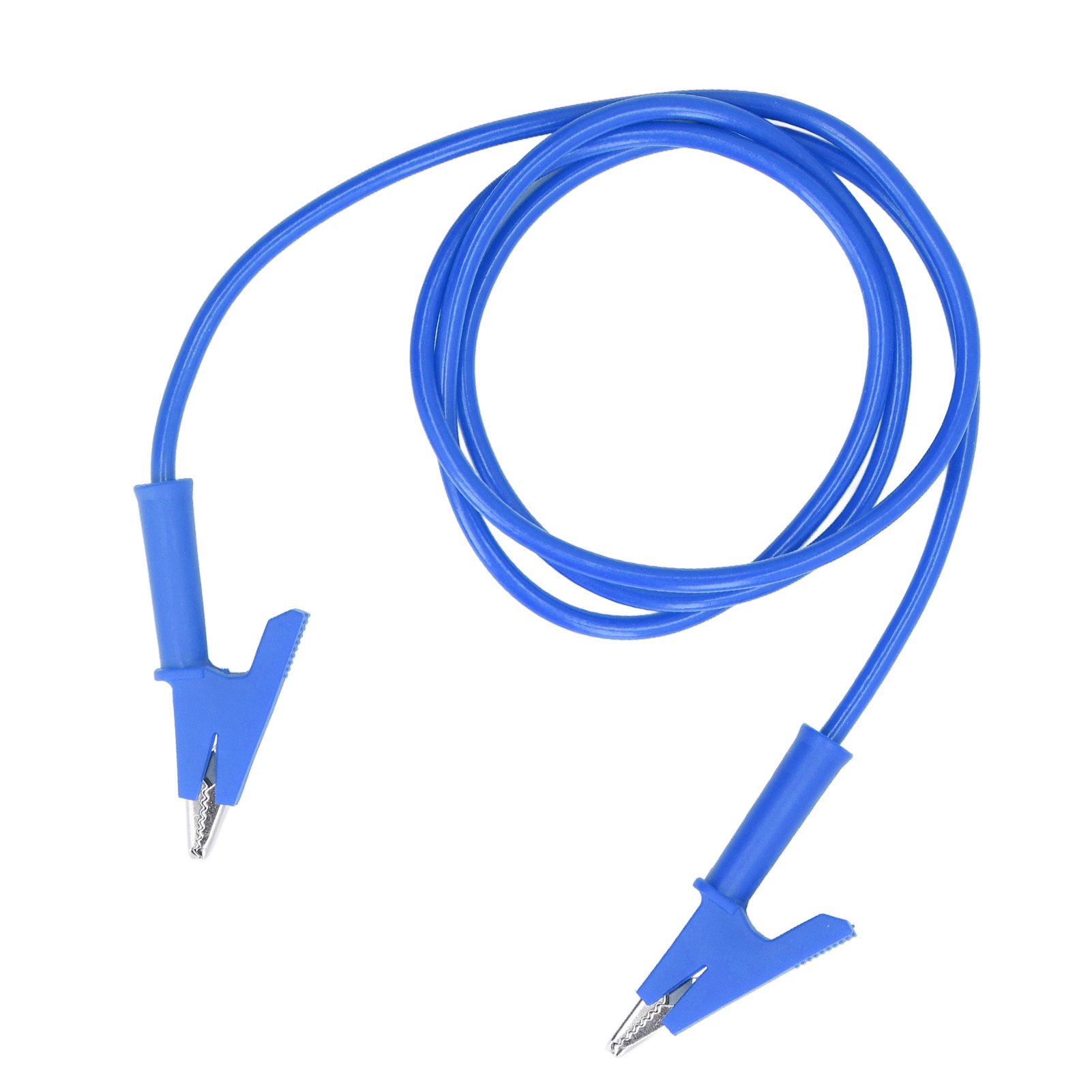 Doppelseitiges Krokodilklemmen-prüfkabel, 10 Mm Öffnung, Für Fahrzeugbatterie (blau)