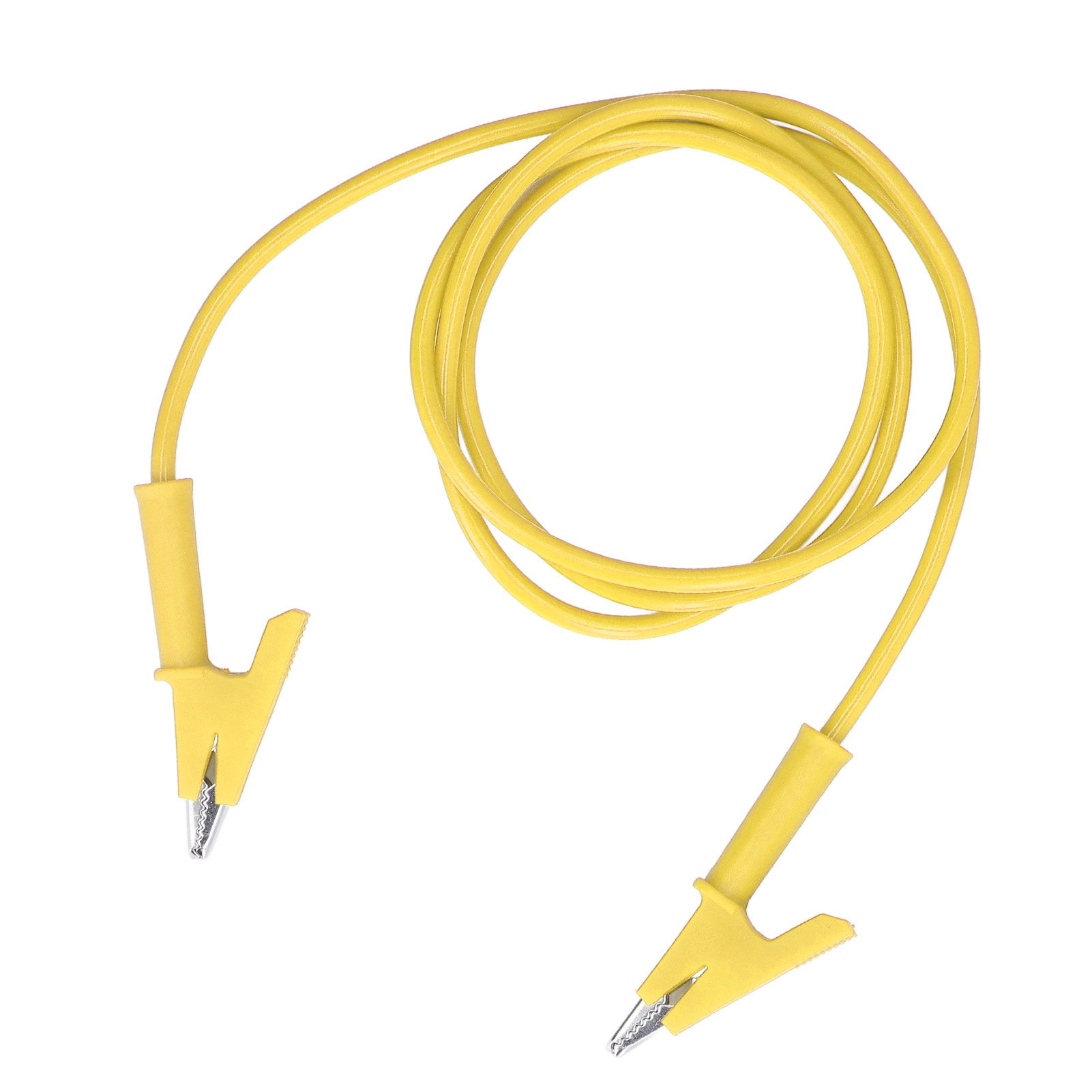 Doppelseitige Krokodilklemmen-prüfleitung, 10 Mm Öffnung, Für Fahrzeugbatterie, Gelb