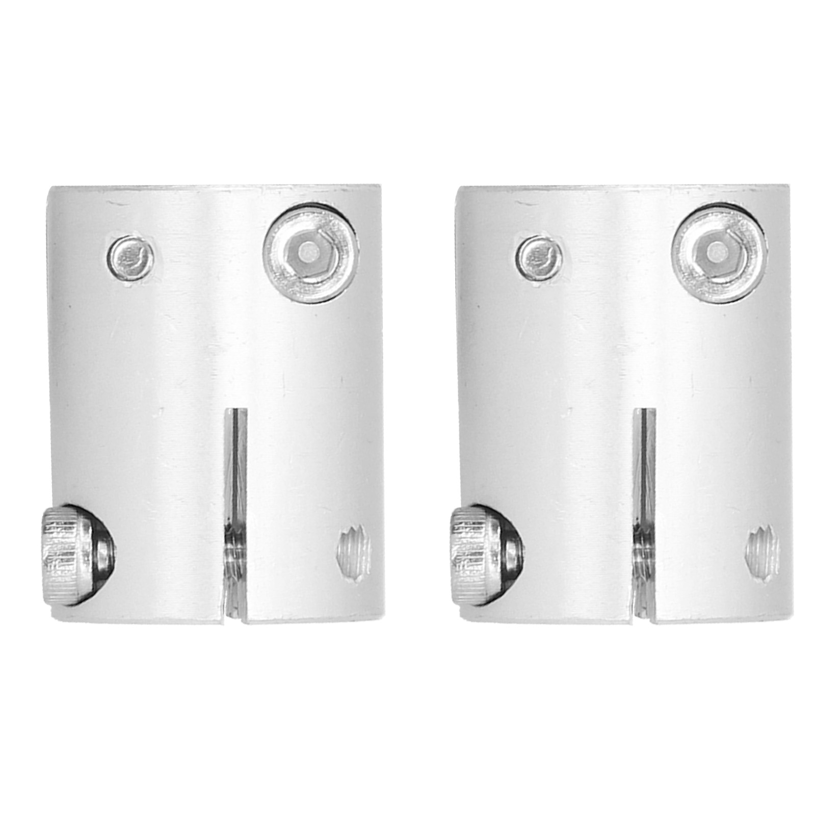 2 Hochbelastbare Wellenkupplungen Aus Aluminiumlegierung, 6 Mm Bohrung Auf 6 Mm, Metallteile
