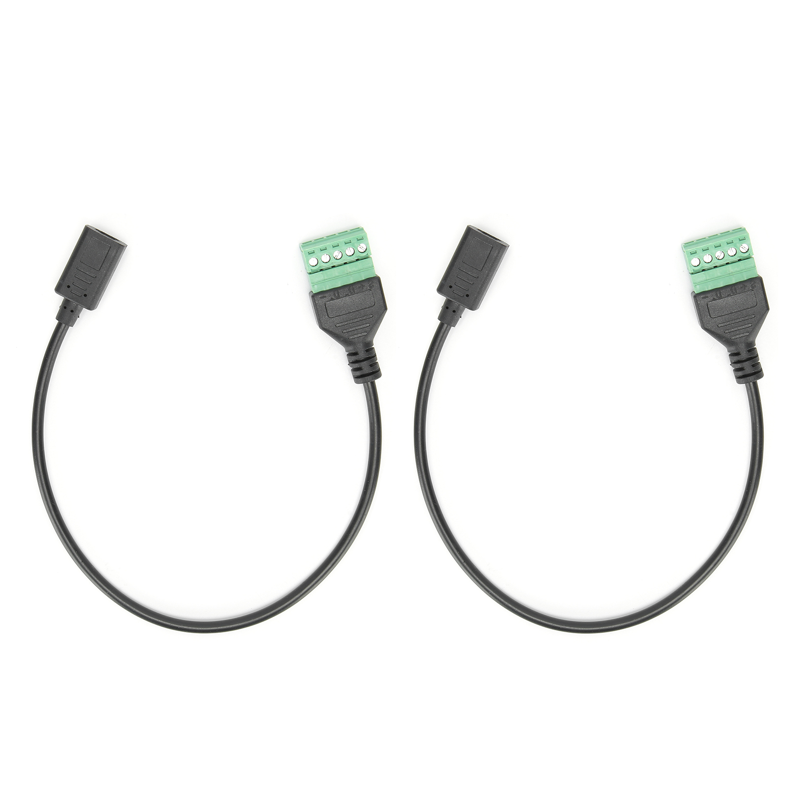 2er-pack Usb 3.1 Typ C Buchse Auf 5-polige Geschirmte Lötfreie Schraubverbinder, Adapterkabel