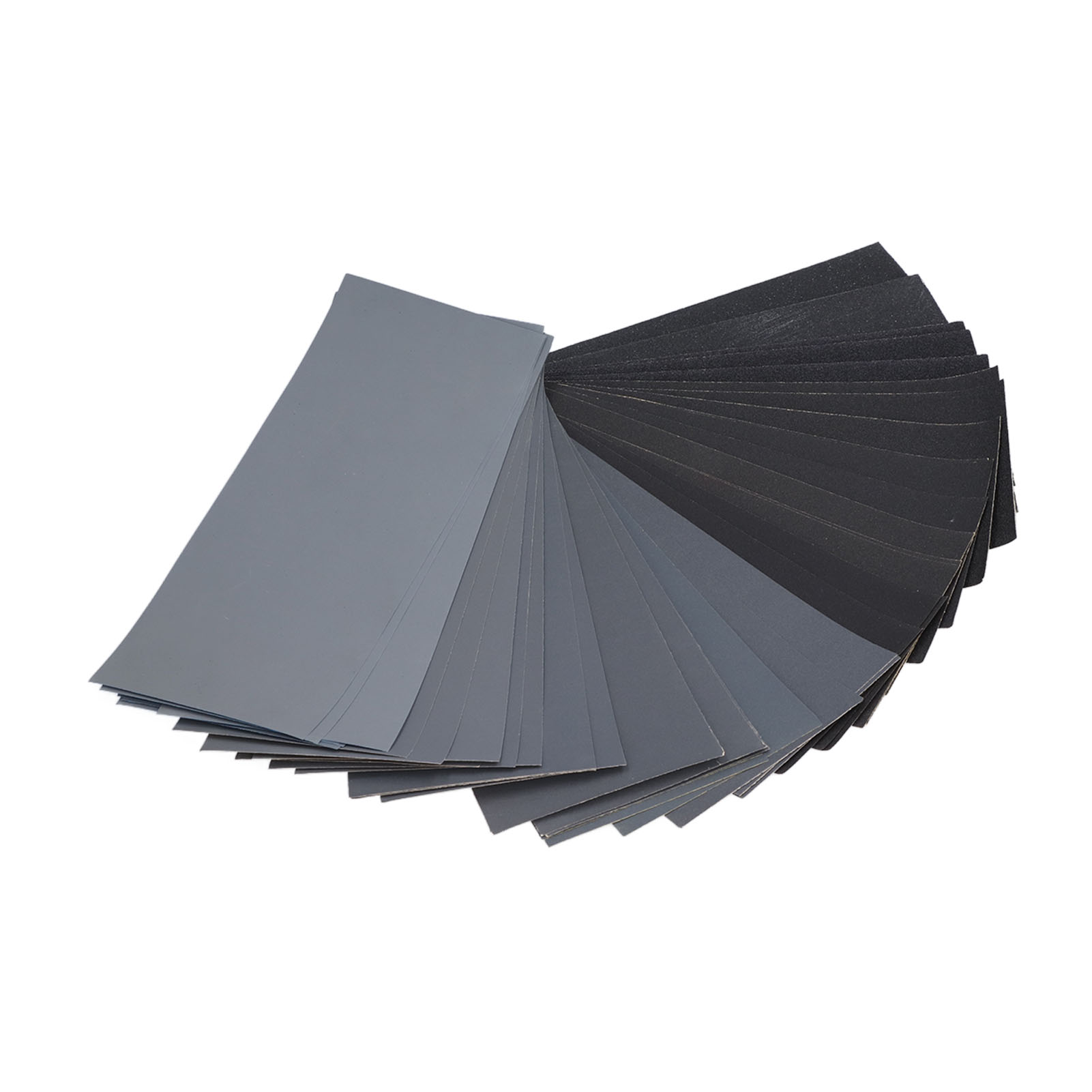 Set Mit 42 Blatt Wasserfestem Schleifpapier, Körnung 120 Bis 3000, Zum Trocken- Und Nasspolieren Und -schleifen.
