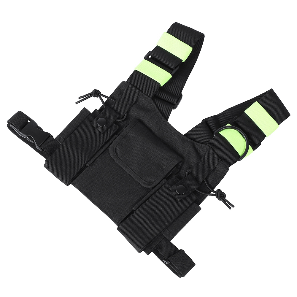 Brustgurt Mit Gelbem Reflexstreifen, Ventrale Tragetasche Für Uv-5r/82/9r/xr