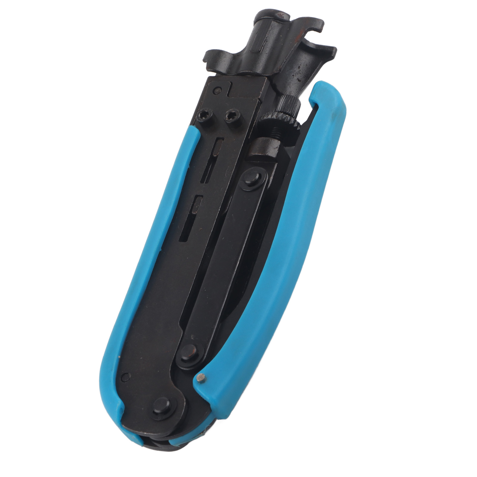 Rg59 Koaxialkabel-crimpzange, Klein, Tragbar Und Leicht, Mit Ergonomischem Griff Und Verstellbarem Kompressionswerkzeug