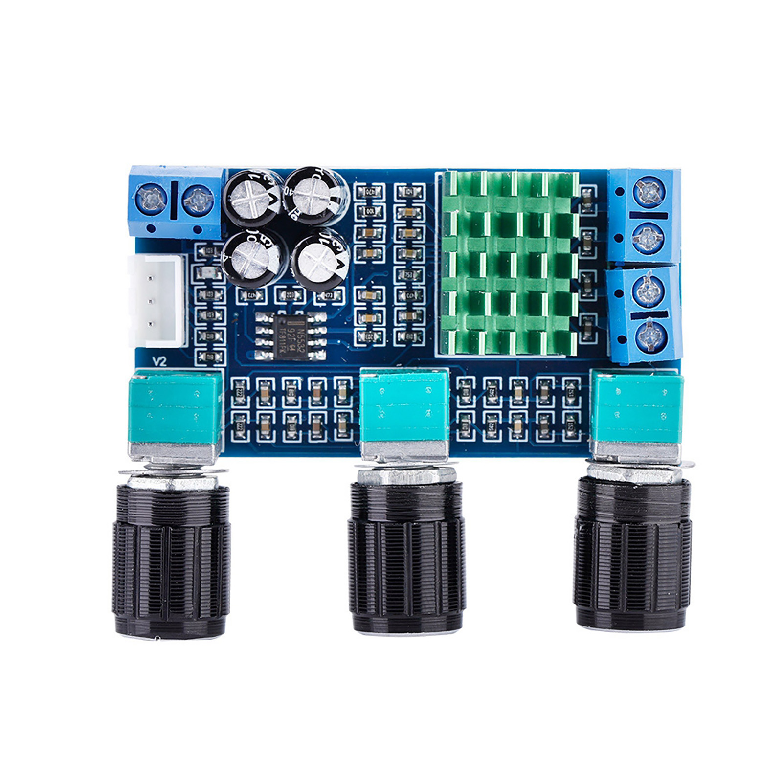 Tpa3116d2 Dc 12v-24v 80w 2 Digitales Audioverstärkermodul (höhen, Lautstärke, Bässe)