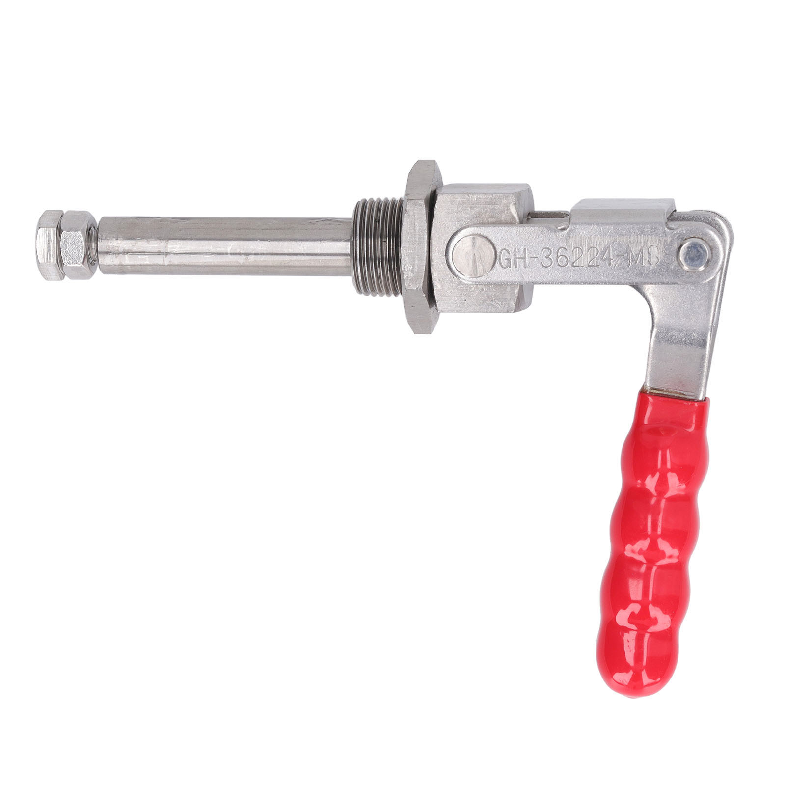Manuelle Kniehebelklemme, 66,8 Mm Hub, 180° Zug-druck-bewegung, 318 Kg (701 Lbs) Haltekraft.