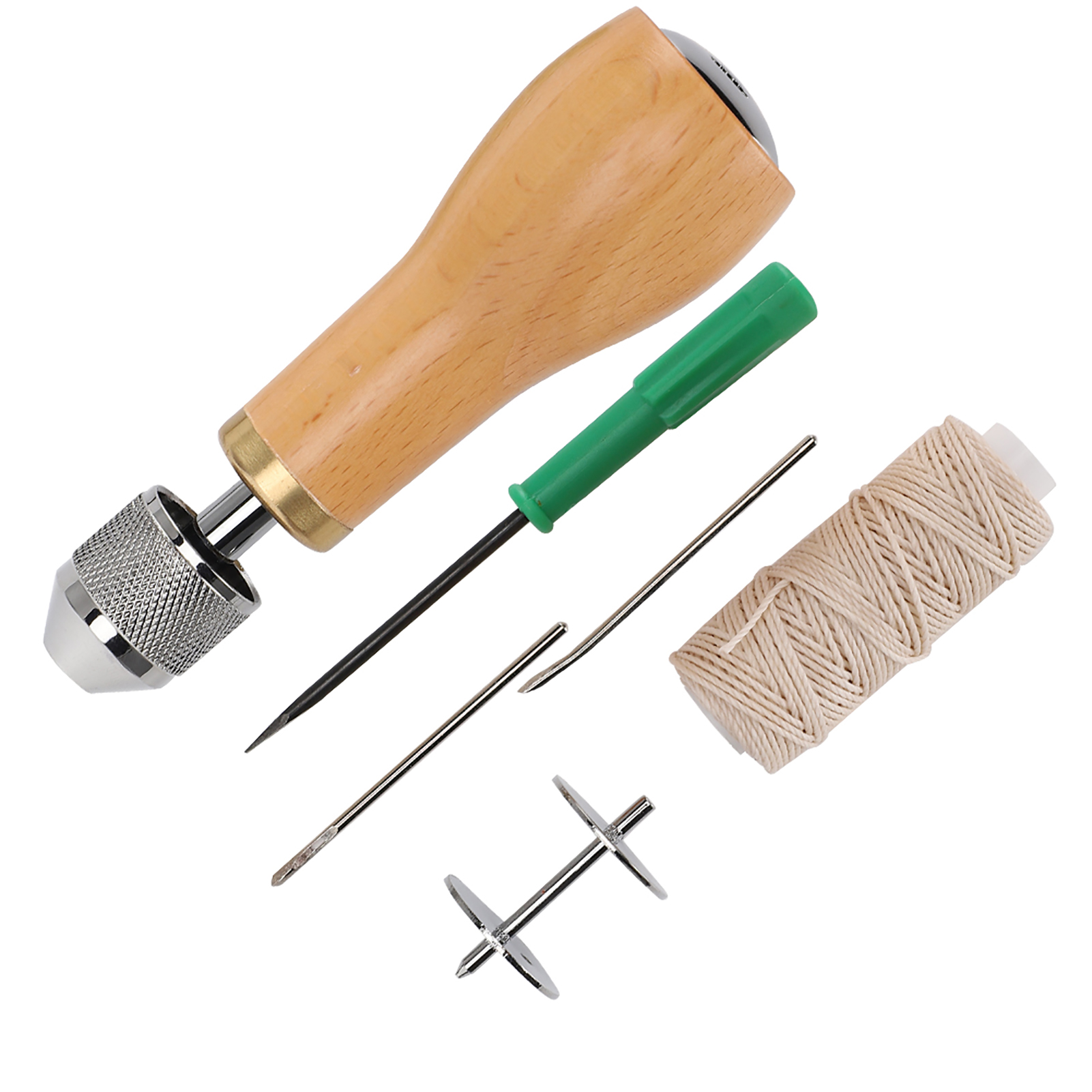Nähahlen-set Mit Rutschfestem Griff Für Leder- Und Stoffarbeiten