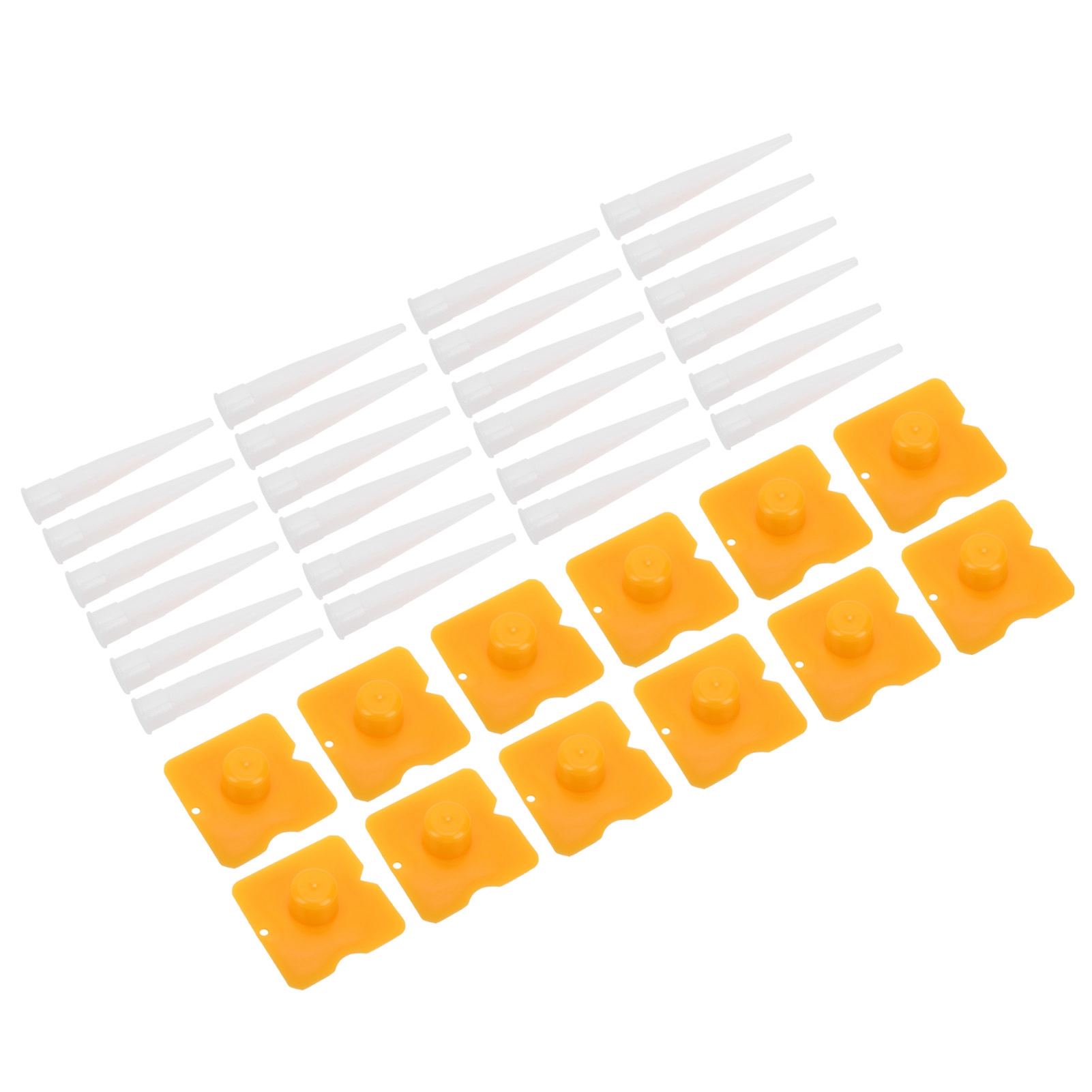 Set Mit 36 Werkzeugen Zum Verfugen, Inklusive Klebespitzen Und Verschlusskappen Für Türen, Fenster, Badezimmer Und Küche.