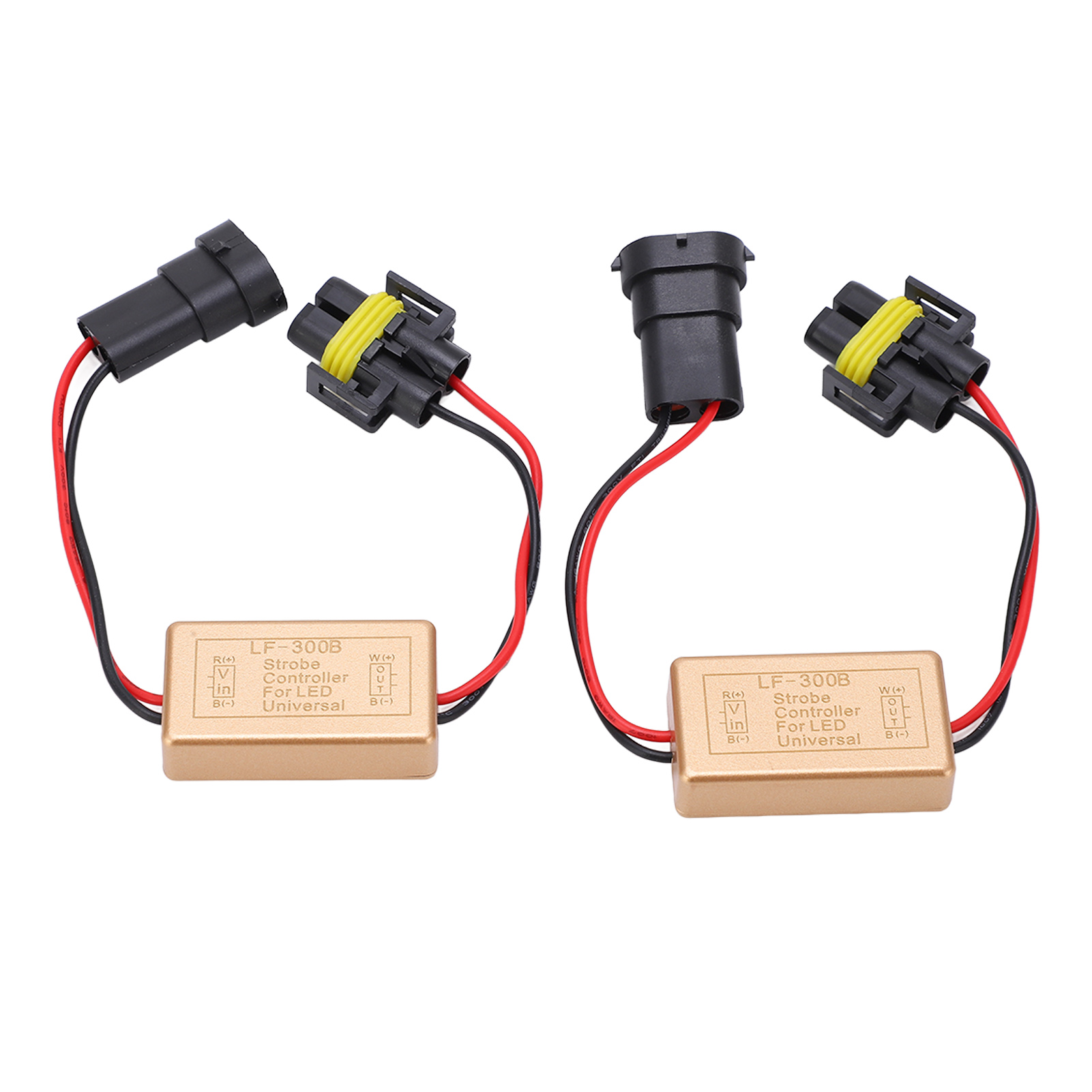Set Mit 2 X 50-w-blitzsteuerungen, Gute Hitzebeständigkeit, Kompatibel Mit 3 Lampentypen, Blitzmodul Für Nebelscheinwerfer