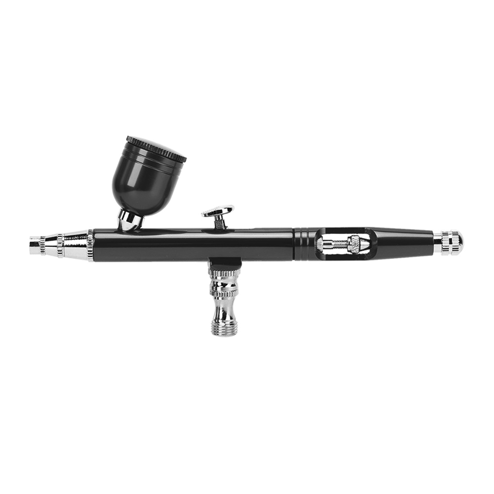 Ar130k Druckluft-farbpistole Mit 0,3 Mm Düse, Airbrush-malwerkzeug Für Kreative Hobbys (schwarz)