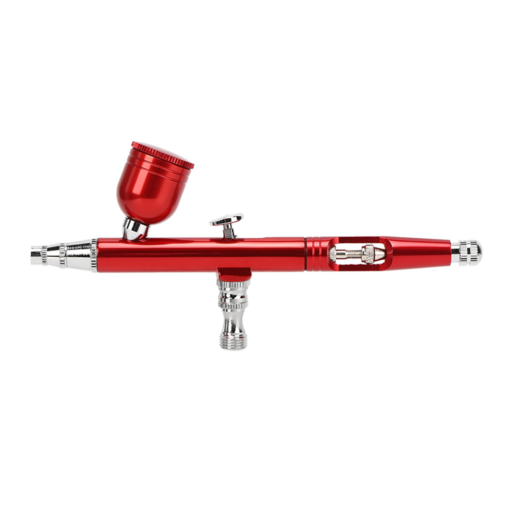 Ar130k Druckluft-farbpistole Mit 0,3 Mm Düse, Malwerkzeug Für Kreative Hobbys (rote Airbrush)
