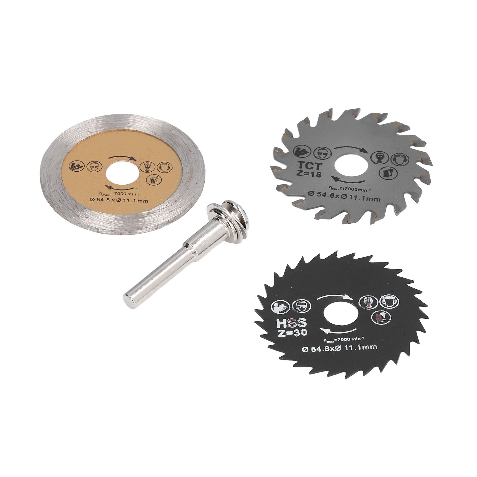 Kreissägeblätter Für Holz (4 Stück), 7000 U/min, Sauberer Und Präziser Schnitt, Hochfeste Schneidezähne, Ideal Für Pvc-rohre Und Sperrholz.