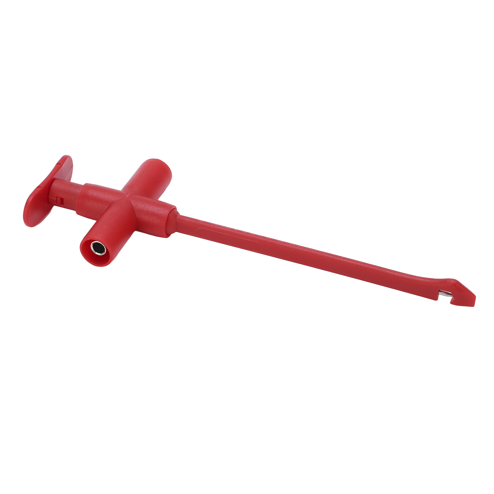 J.30022 Stanzprüfklemme Mit 4 Mm Bananenstecker, Universelles Prüf- Und Reparaturwerkzeug Für Multimeter (rot)