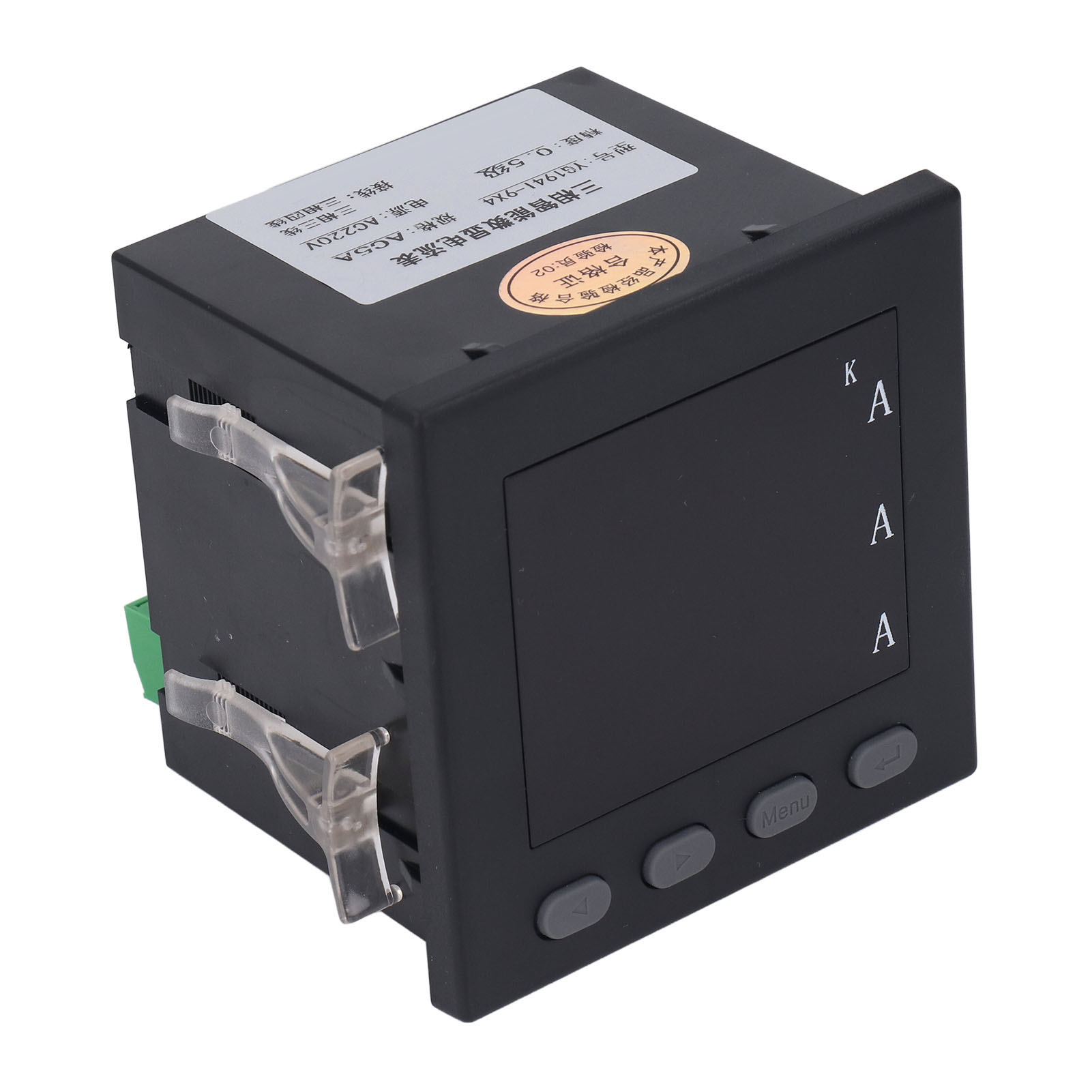 Dreiphasen-220-v-stromzähler Mit Digitaler Led-anzeige, Intelligentes Programmierbares Amperemeter