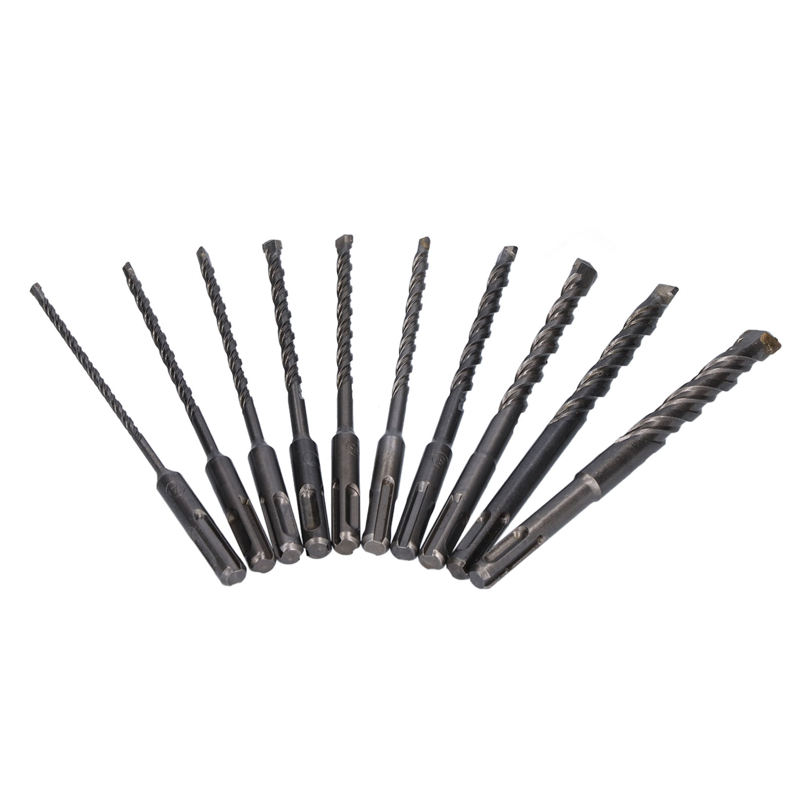 Hartmetallbestückter Betonbohrer-satz, Drehbohrer Für Beton, 160 Mm Lang, 4–14 Mm Durchmesser