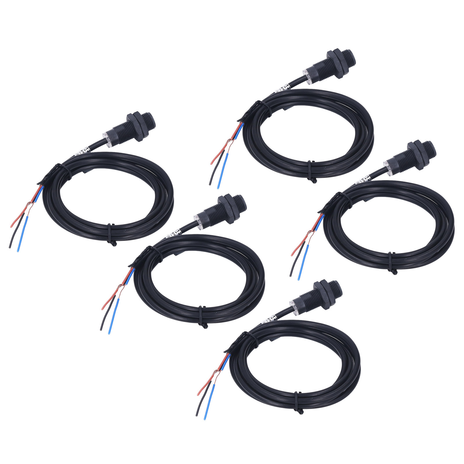 Packung Mit 5 Normalerweise Offenen Npn-hall-effekt-sensoren, 10-mm-hall-effekt-näherungssensor, 5–30-v-gleichstromnetzteil