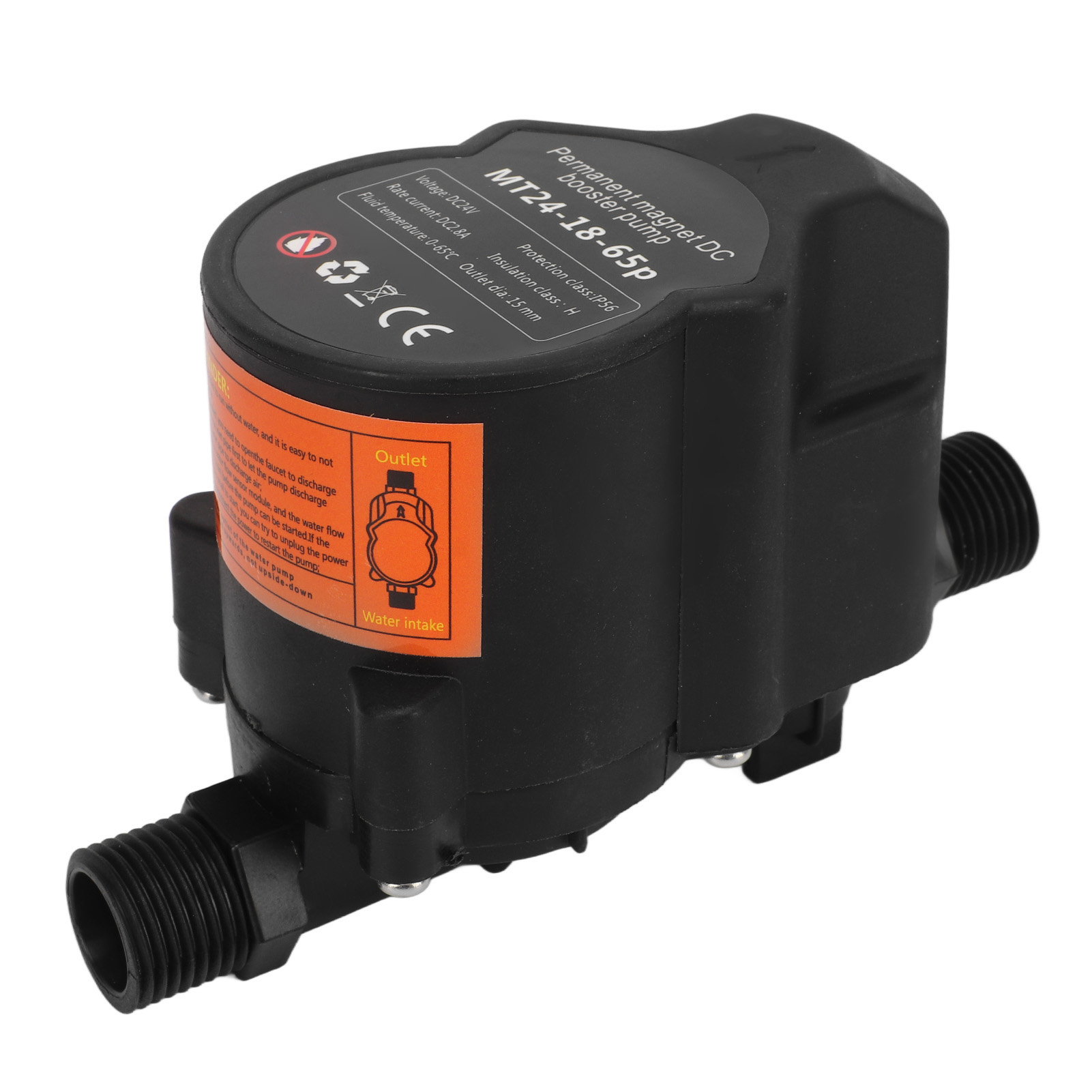 Automatische, Leise Induktions-druckerhöhungspumpe Für Dusche Und Badezimmer, 24 V Dc, Eu-stecker, 100–240 V