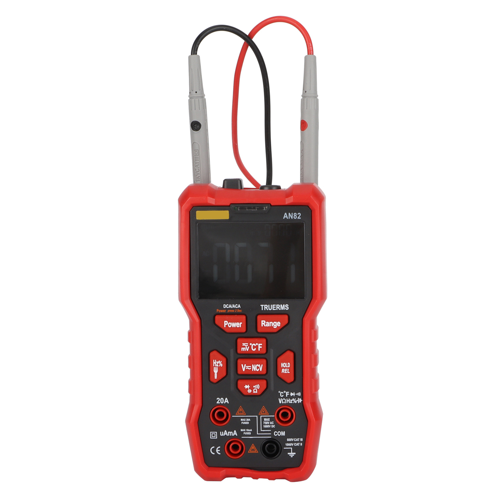 Tragbares Digitalmultimeter Mit Intelligenter Identifikationsfunktion, Wartungswerkzeug Für Elektriker, Rot