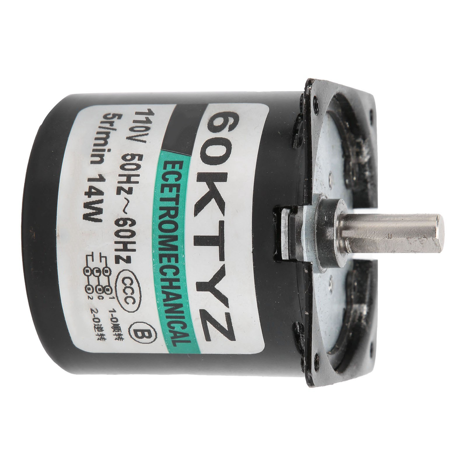 Mini-wechselstrom-synchronmotor, Metallgetriebe, Permanentmagnet, Langsam Laufend, Diy-generator, 14 W, 5 U/min, 110 V Wechselstrom