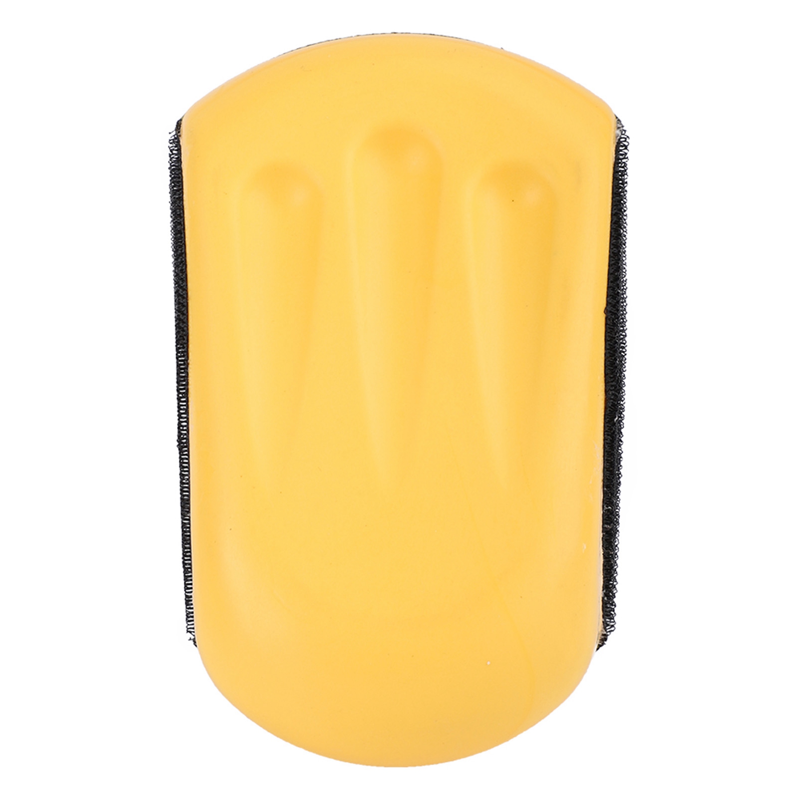 Weicher Und Elastischer Pu-schaum-schleifklotz Mit Klettverschluss, Mittelgroßes Ergonomisches Handschleifwerkzeug Zum Polieren, 125 Mm (5 Zoll).