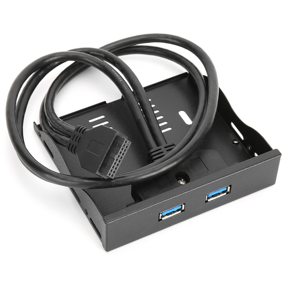 Frontblende Für Usb 3.0-diskettenlaufwerk, Einschub Für 3,5-zoll-diskettenlaufwerk, 19-polige Schnittstelle Zu 2 Usb 3.0-anschlüssen