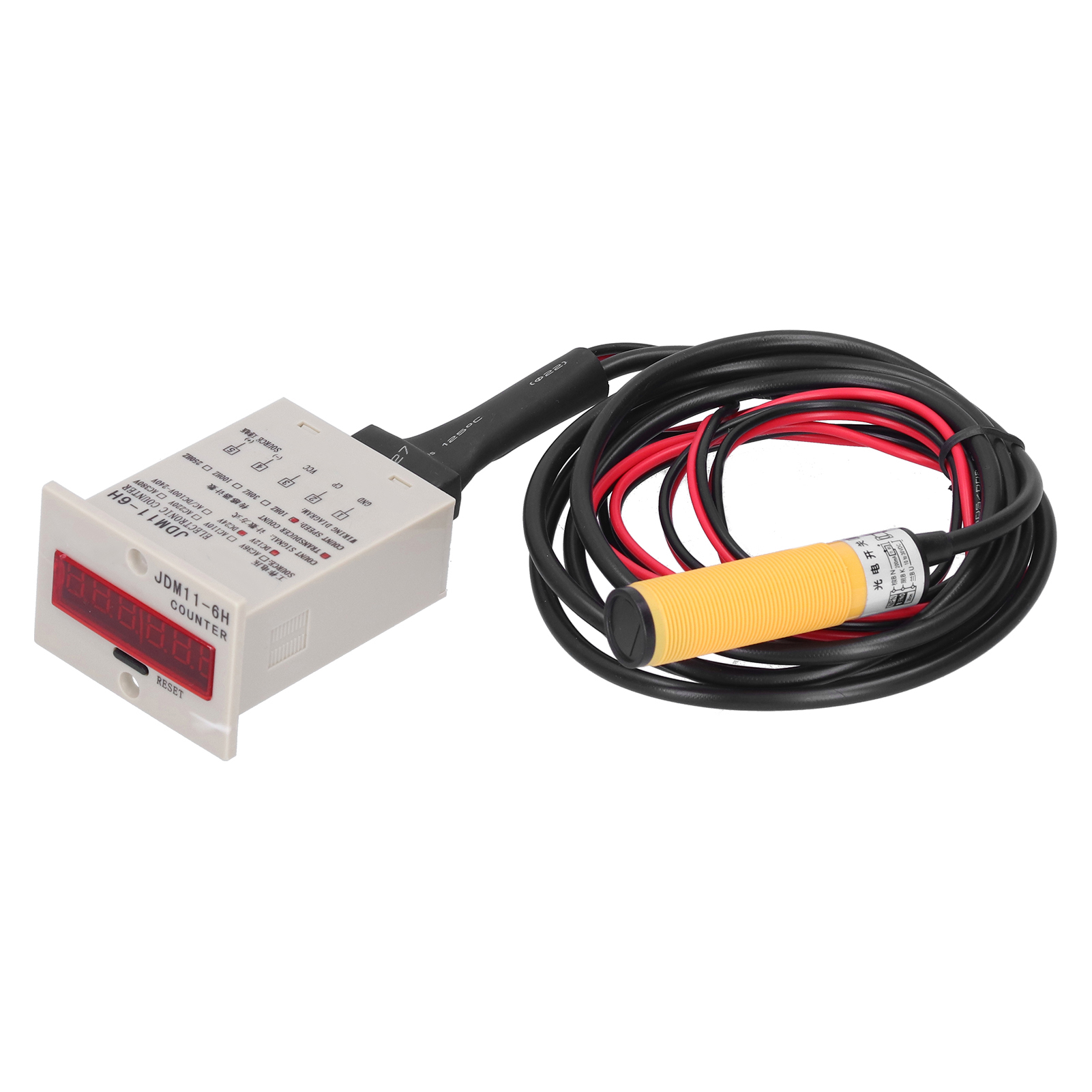Bem-6h-30e4-ctdc12-24v Automatischer Induktions-digitalzähler Von Berm Mit Industriellem Elektronischem Sensor