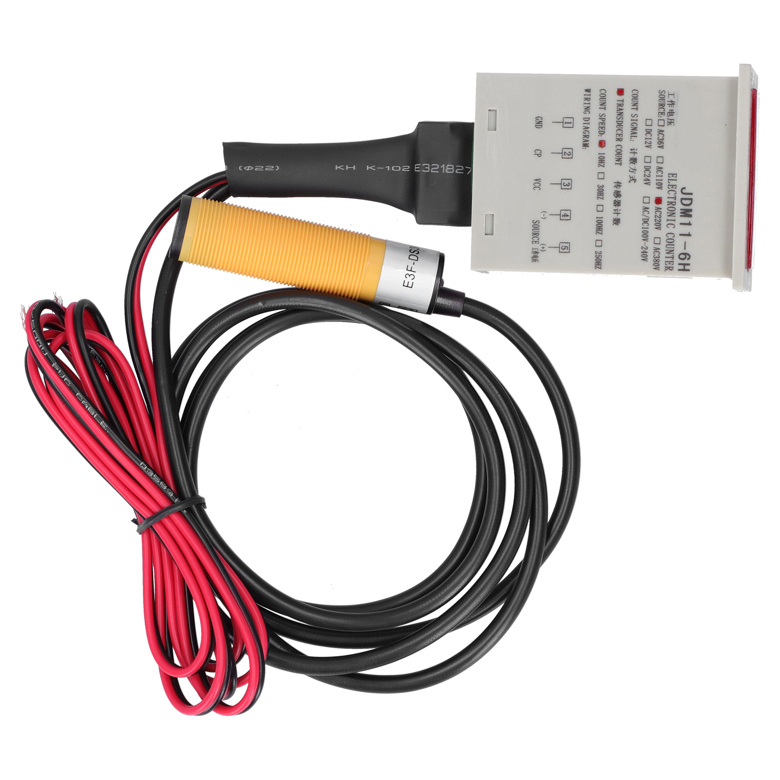 Bem-6h-30e4-ctac220v Automatischer Induktions-digitalzähler Von Berm Mit Industriellem Elektronischem Sensor