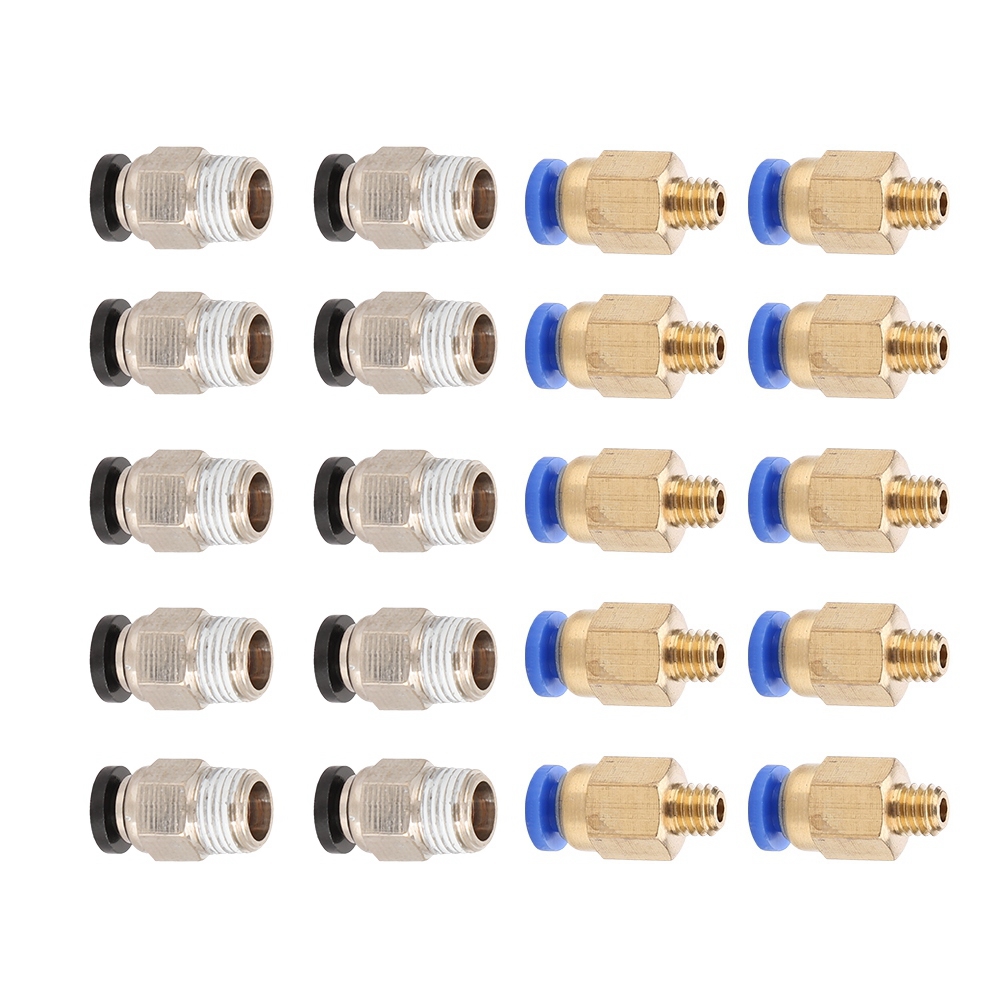 20 Gerade Pc4 M10-stecker (außengewinde), Pc4 M6-schnellkupplung