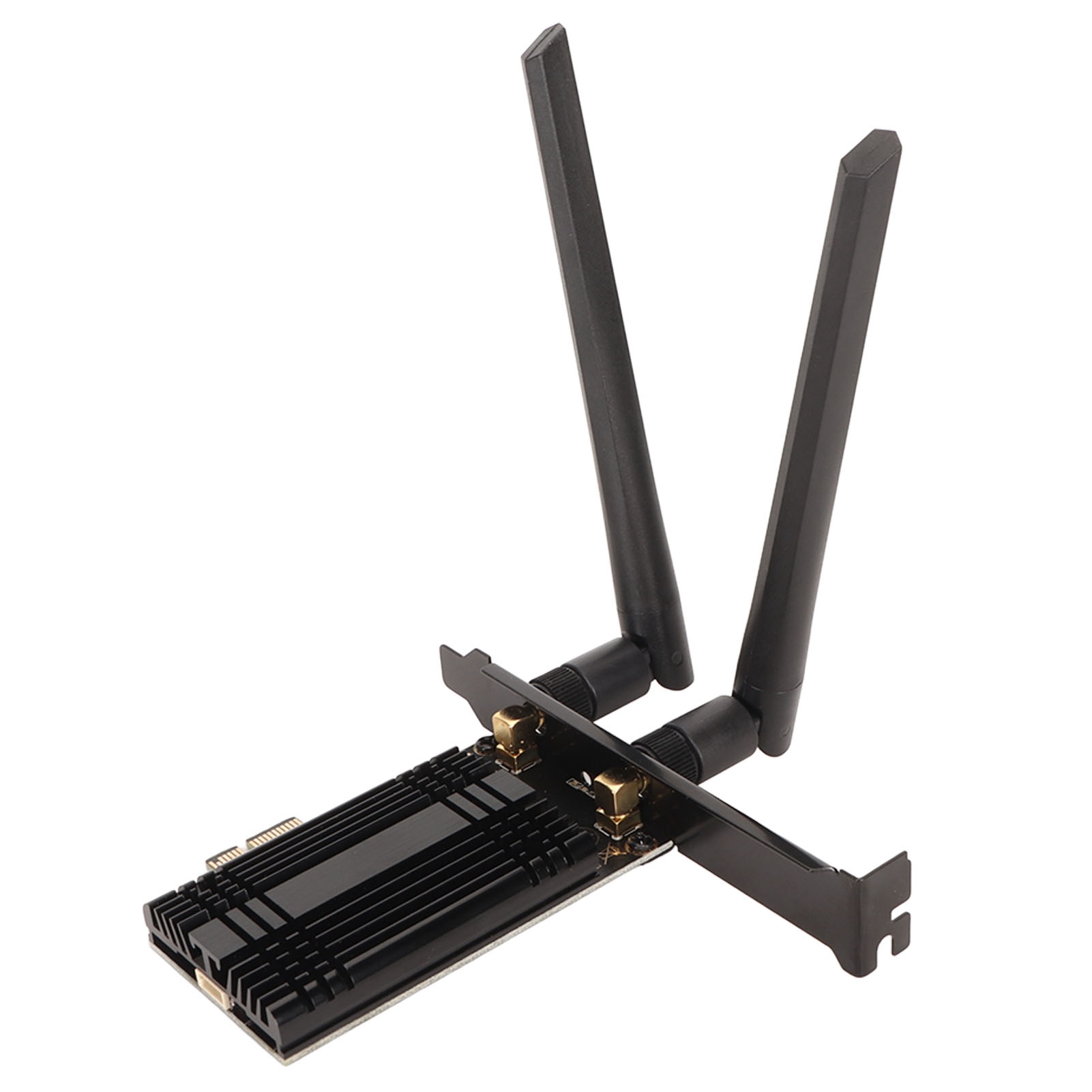 Pcie Ax210 Wifi 6e Wi-fi-karte Mit Bluetooth 5.3, Kühlkörper Und 2 Antennen (6 Ghz, 5,8 Ghz Und 2,4 Ghz) Für Windows 10 Und 11.