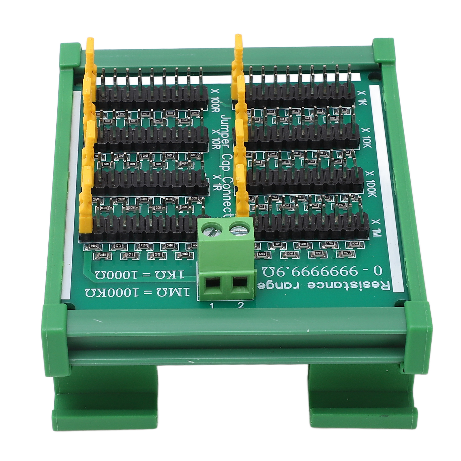 Smd-programmierbare Widerstandsplatine 0 Bis 9999999,9 Ω Mit Anschlüssen, 220 V Und Führungsschiene