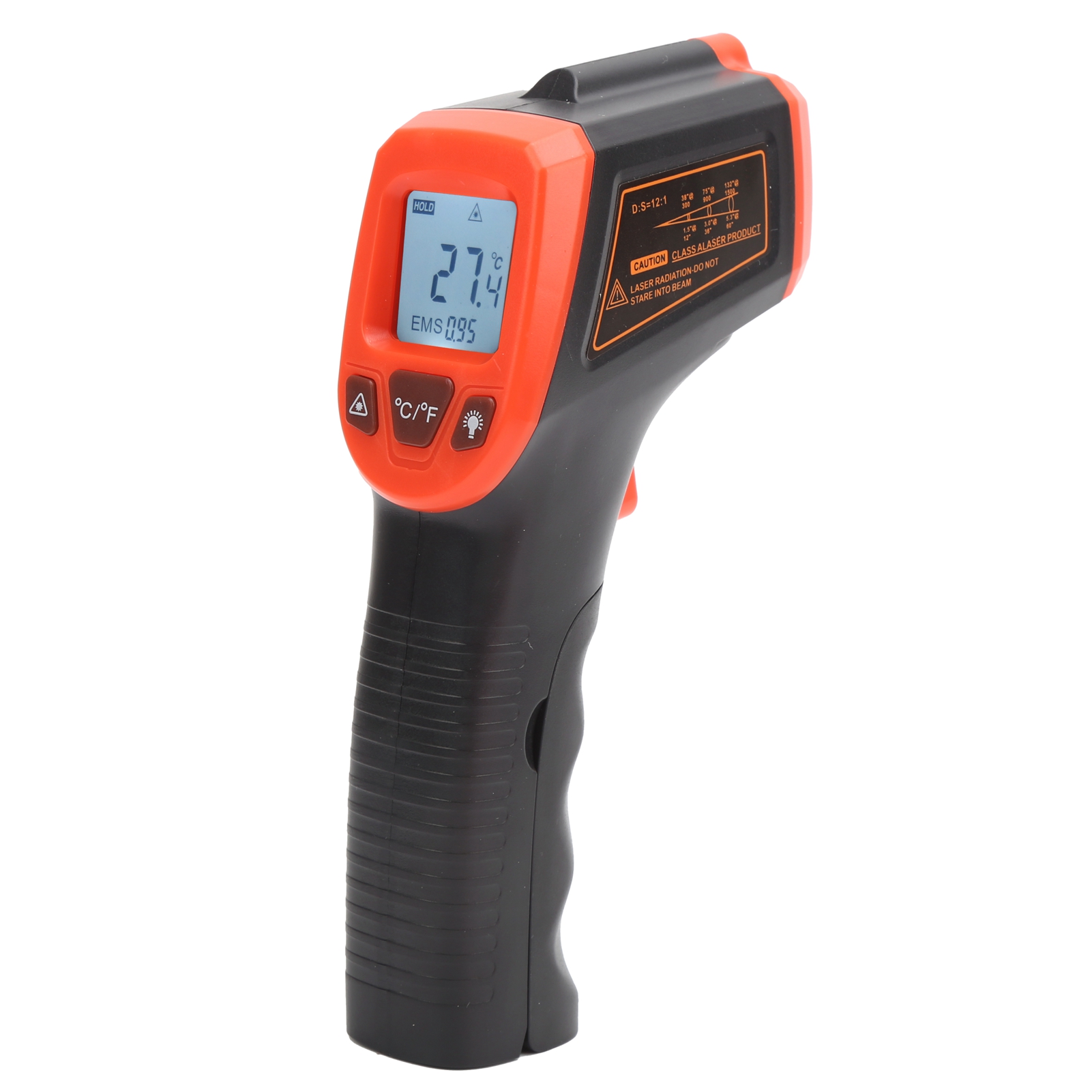 Infrarot-temperaturmessgerät Mit Lcd-bildschirm, Industriethermometer Gm320sred