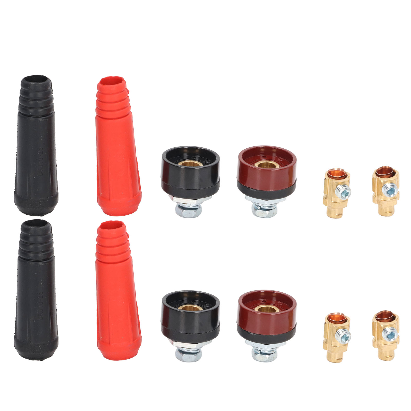 Set Mit 12 Schnellverbindern Für Schweißkabel Und Netzteile