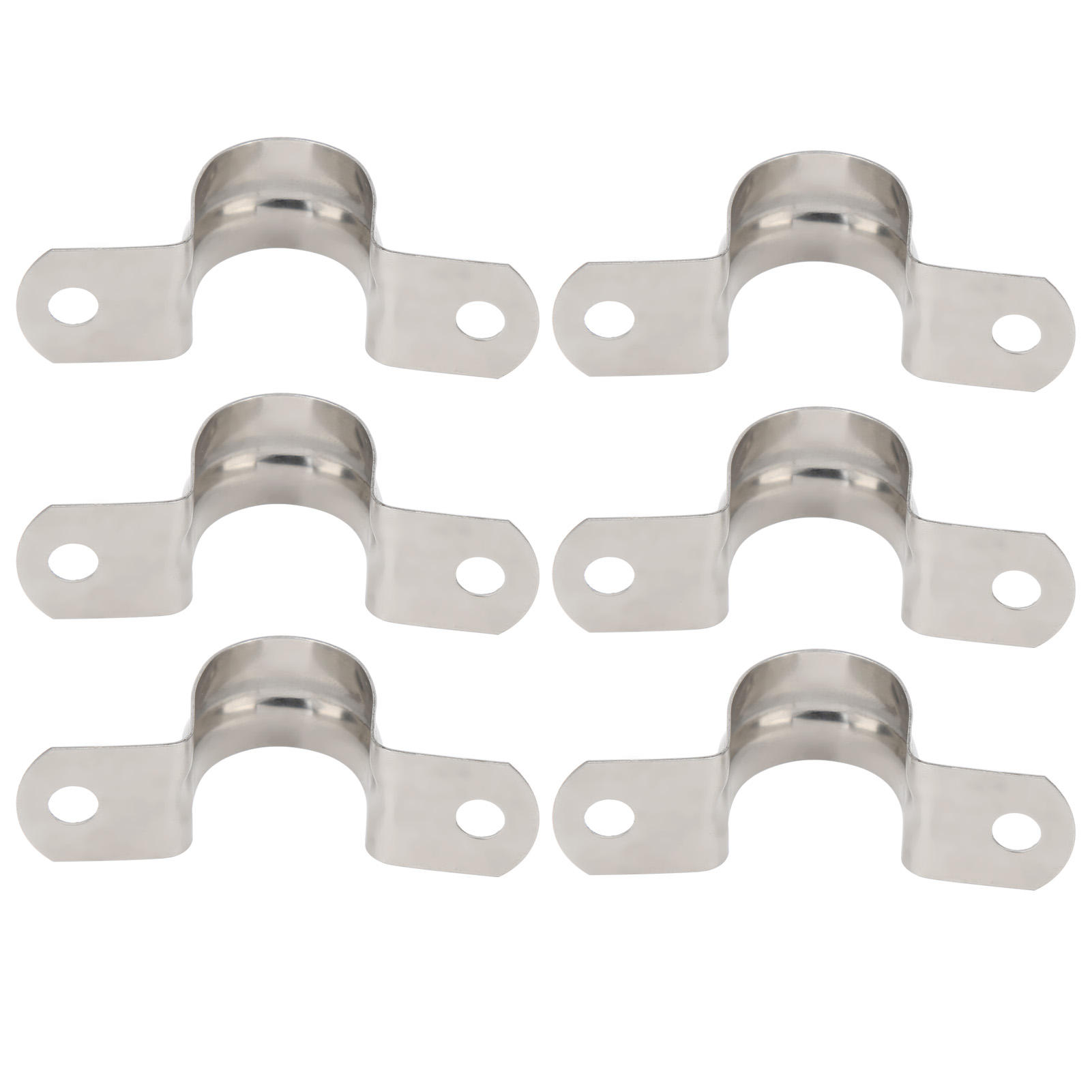 100 U-förmige Schlauchschellen, 25 Mm, Für Pneumatische Schläuche, Abnehmbar, Aus Edelstahl 304