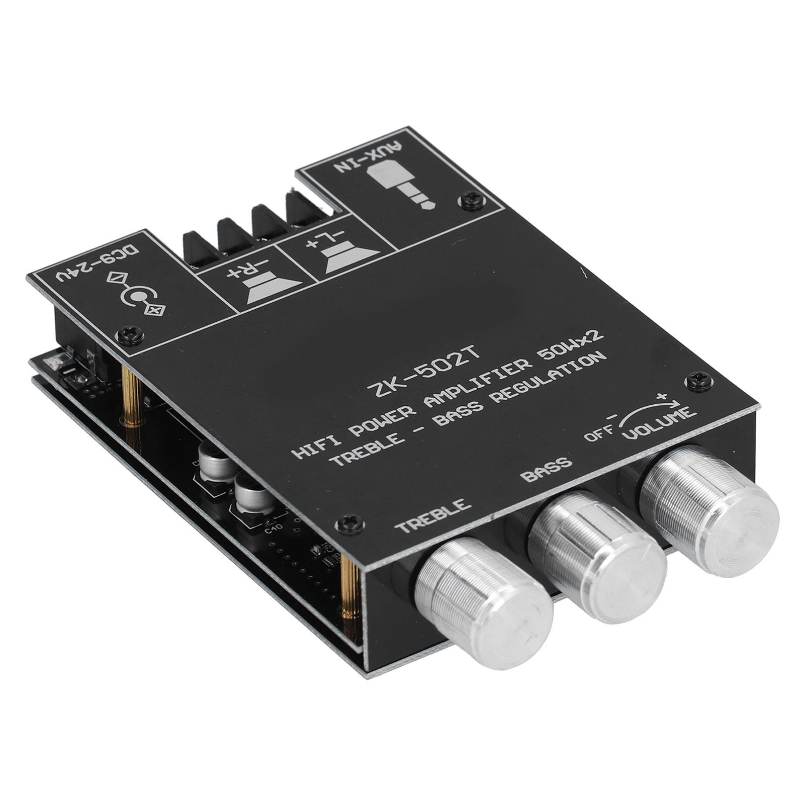 Zk-502t Zweikanal-bluetooth-stereo-leistungsverstärkermodul Mit Höhen- Und Bassregelung