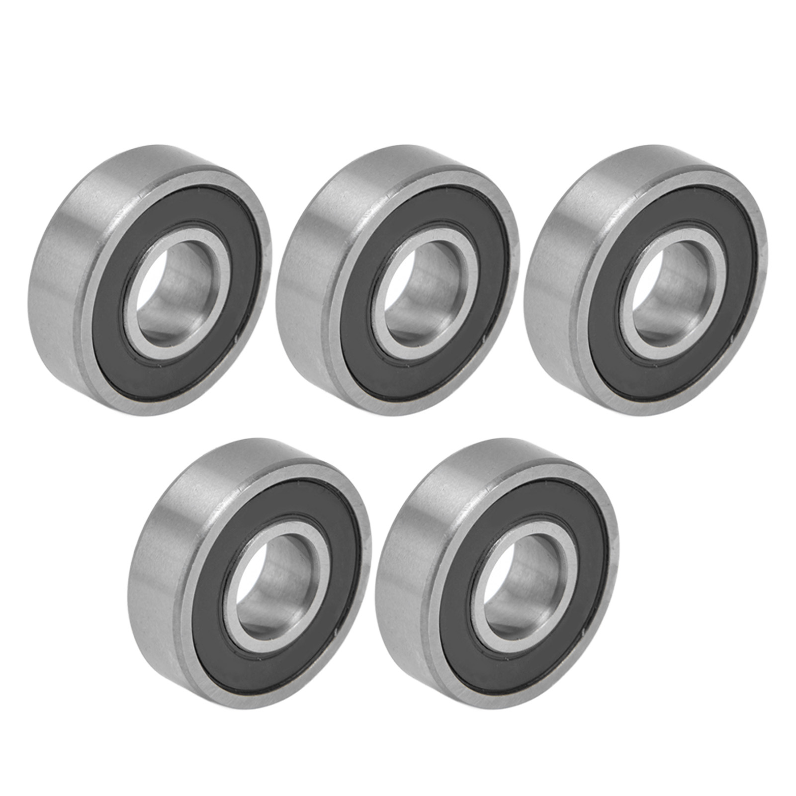 10 Miniatur-hochpräzisionskugellager, Gummigedichtet, Rillenkugellager, Radial Und Axial, Teilenummer 6002