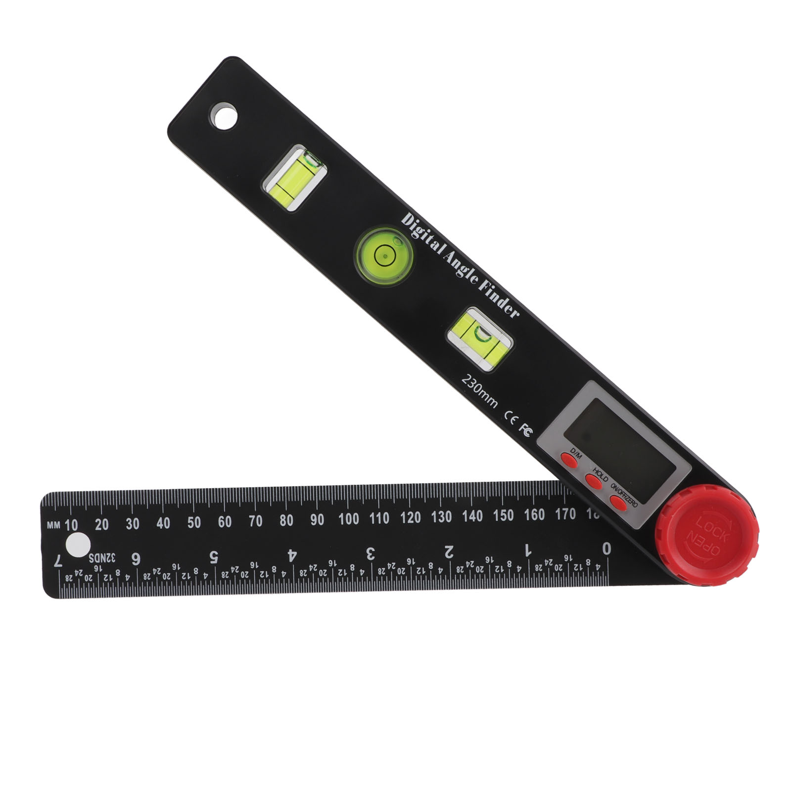 4-in-1 Digitaler Winkelmesser, Multifunktionaler Winkelmesser Für Haushalt, Garten Und Industrie
