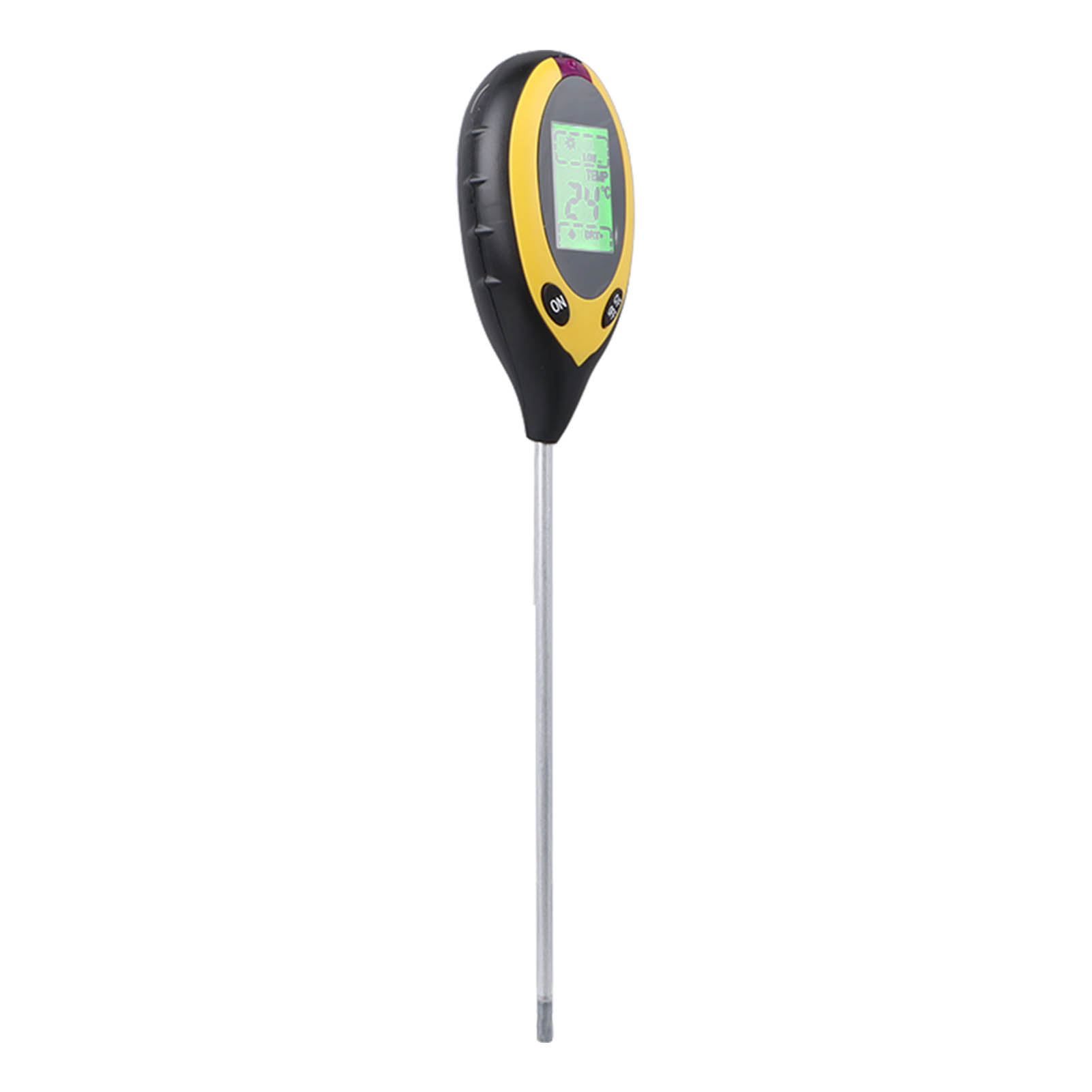 4-in-1-bodendetektor: Feuchtigkeit, Temperatur, Ph-wert, Licht, Präzise Messungen, Digitalanzeige. Bodentester.