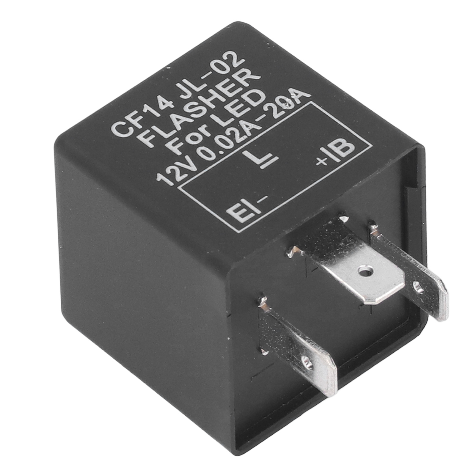 Cf14 Led-blinkerrelais Mit Einstellbarer Blinkgeschwindigkeit Für Auto, Motorrad, Yacht, 12v Dc