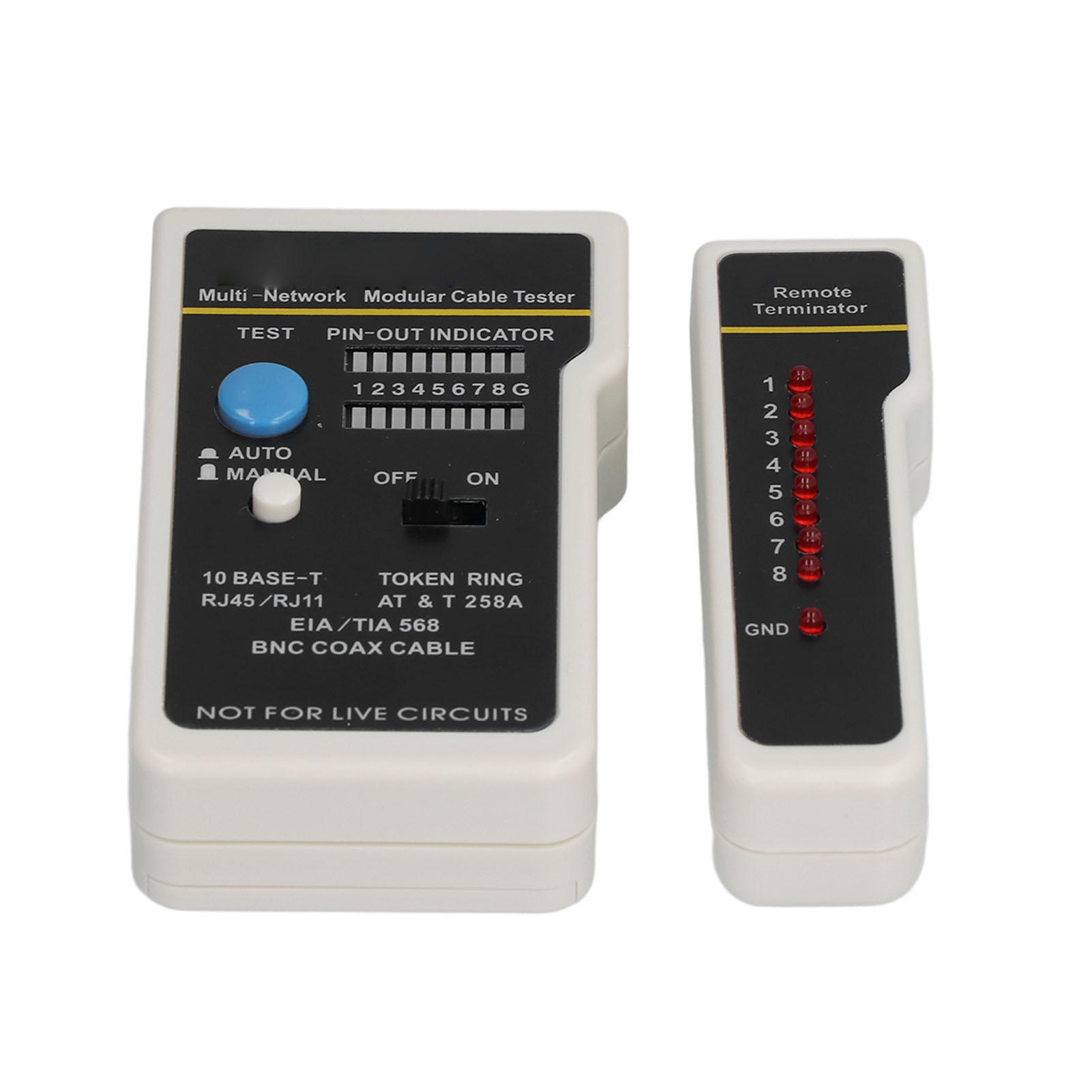 Automatischer Netzwerkkabeltester Mit Scanfunktion, Schlankes Und Ergonomisches Design, Multifunktional