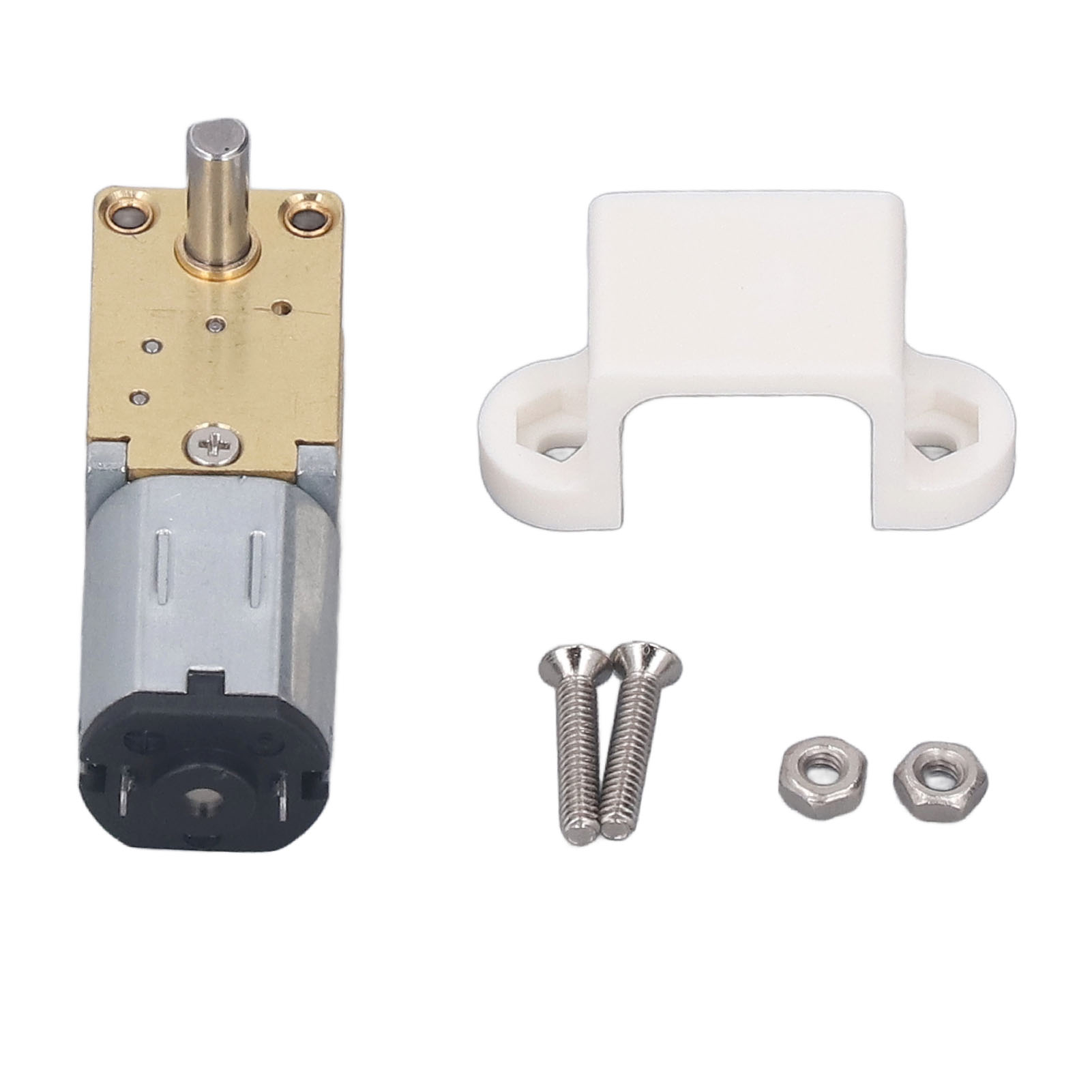 12-v-gleichstrom-getriebemotor Mit Festem Sockel, Einwellig, Mit Bürsten, Hochdrehmomentstarker Schneckengetriebemotor, 7,5 Mm, 16 U/min (untersetzungsverhältnis 1:1016)