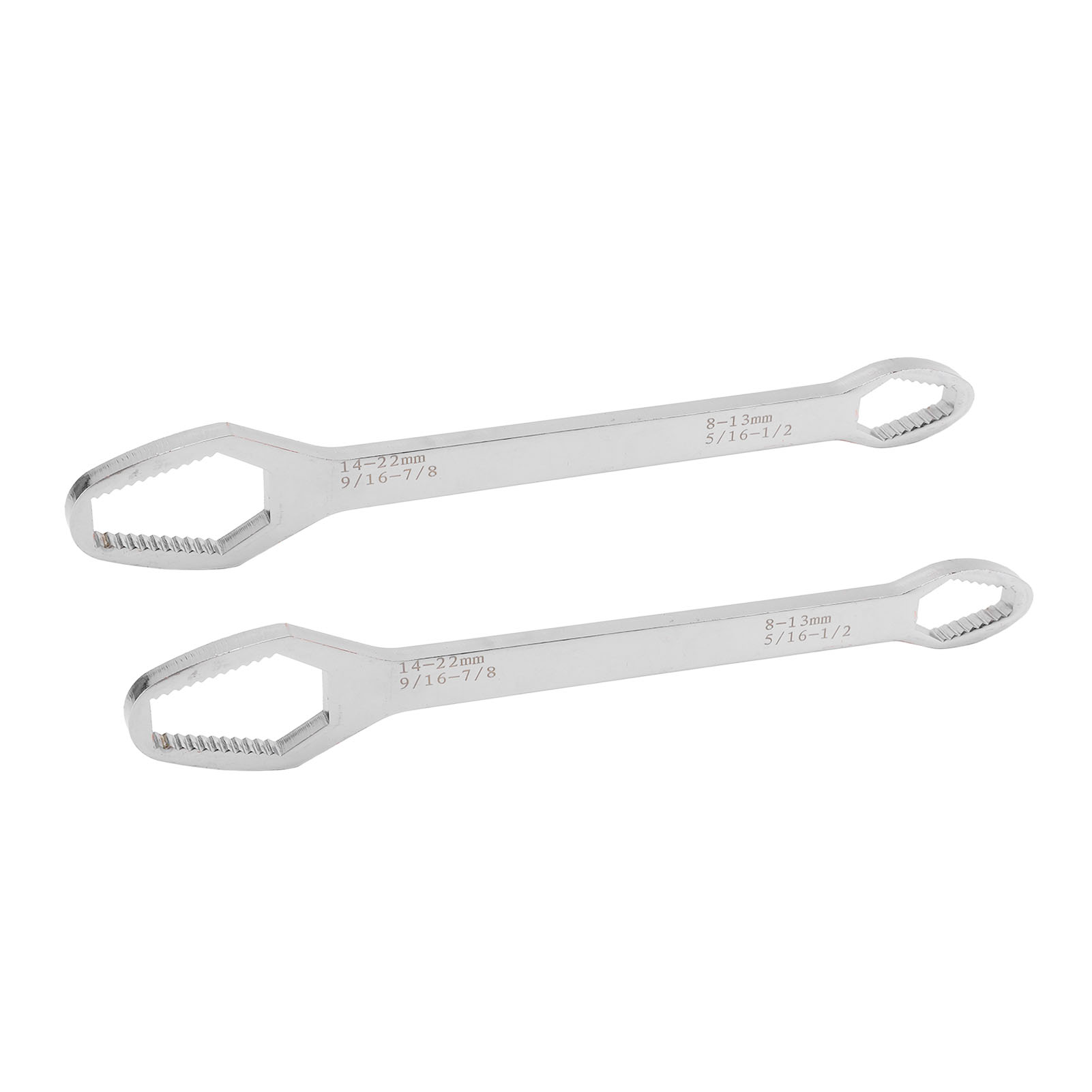 260 Mm Selbstspannender, Doppelseitiger Universal-multifunktionsschlüssel Aus Legiertem Stahl, Verstellbar, Für Wartungsarbeiten, Polierte, Verzinkte Ausführung.