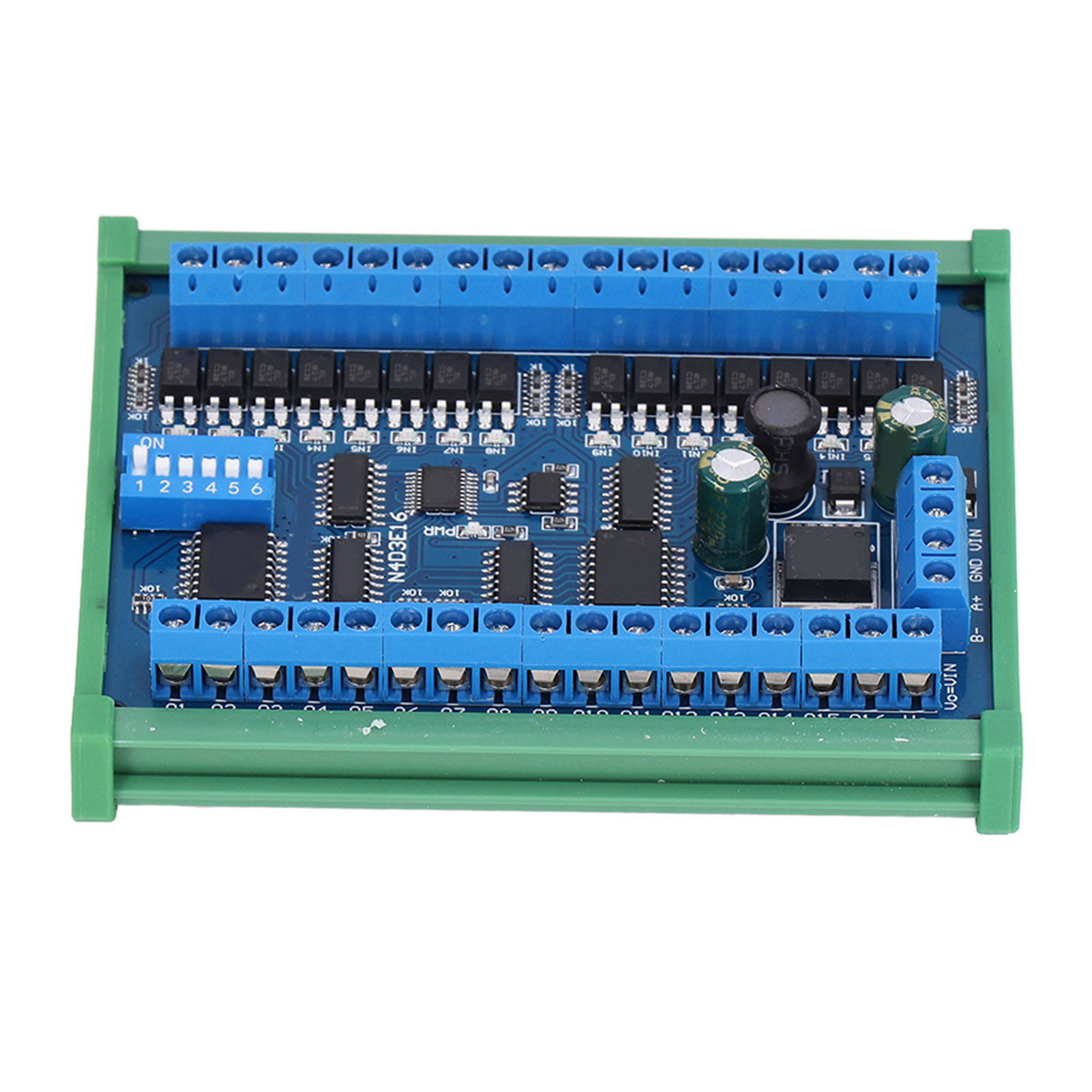 Erweiterungskarte Mit 16 Eingängen/16 Ausgängen, Rs485-fernsteuerung, Sps-e/a-modul, 6,5–30 V Dc-netzteil, Mit Gehäuse
