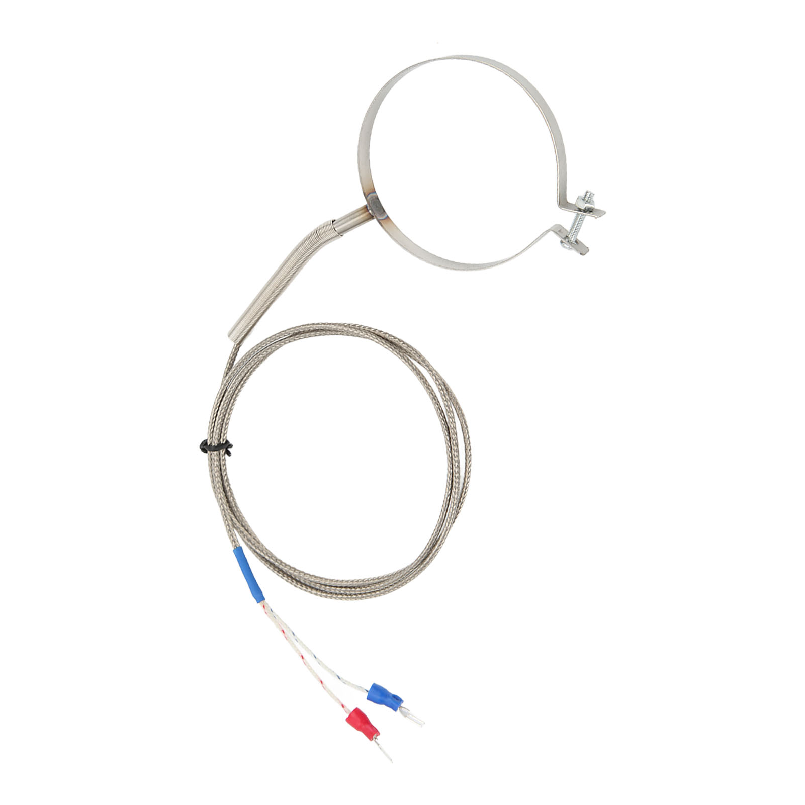 60-mm-thermoelement Aus Edelstahl, Gewinde Typ Ck, 0–400 °c, Für Industrielle Anwendungen, Länge 1 M / 3,3 Ft